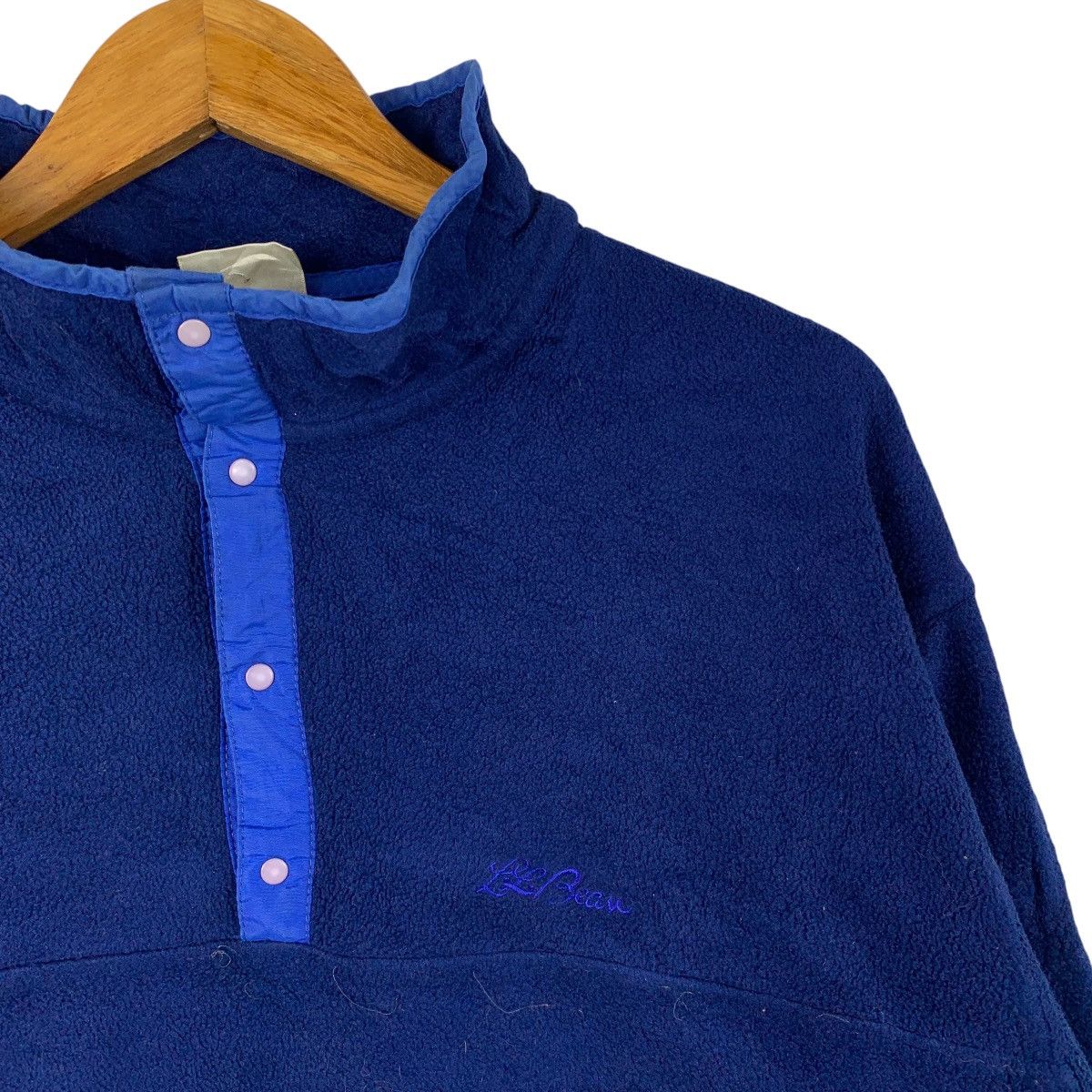 L.L. Bean Vintage L.L.BEAN Outdoor Sportswear Half Button Sweatshirt Size US XXL / EU 58 / 5 - 4 Thumbnail