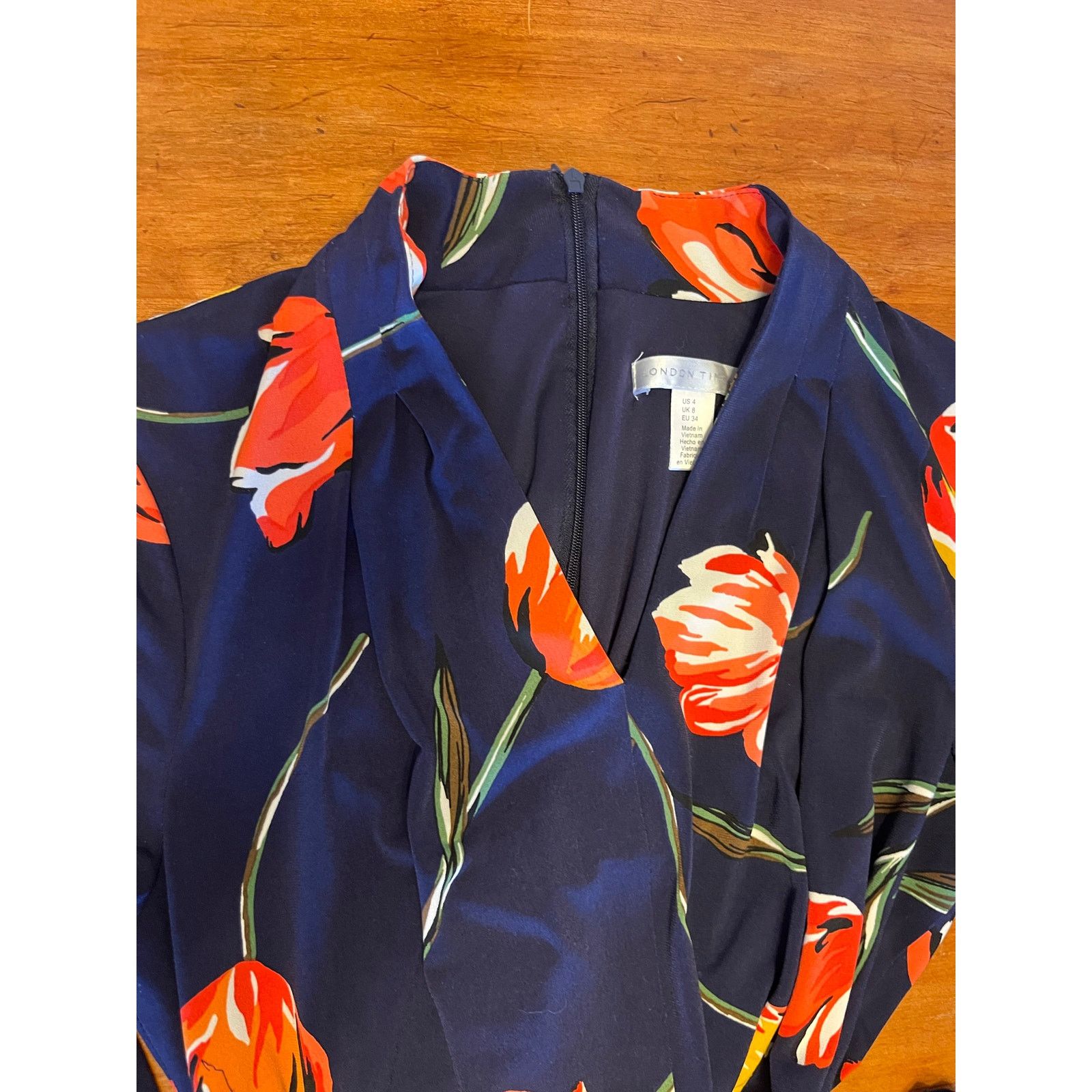 Other London Times Blue Floral Dress – Pink Print Size 4 Size S / US 4 / IT 40 - 9 Thumbnail