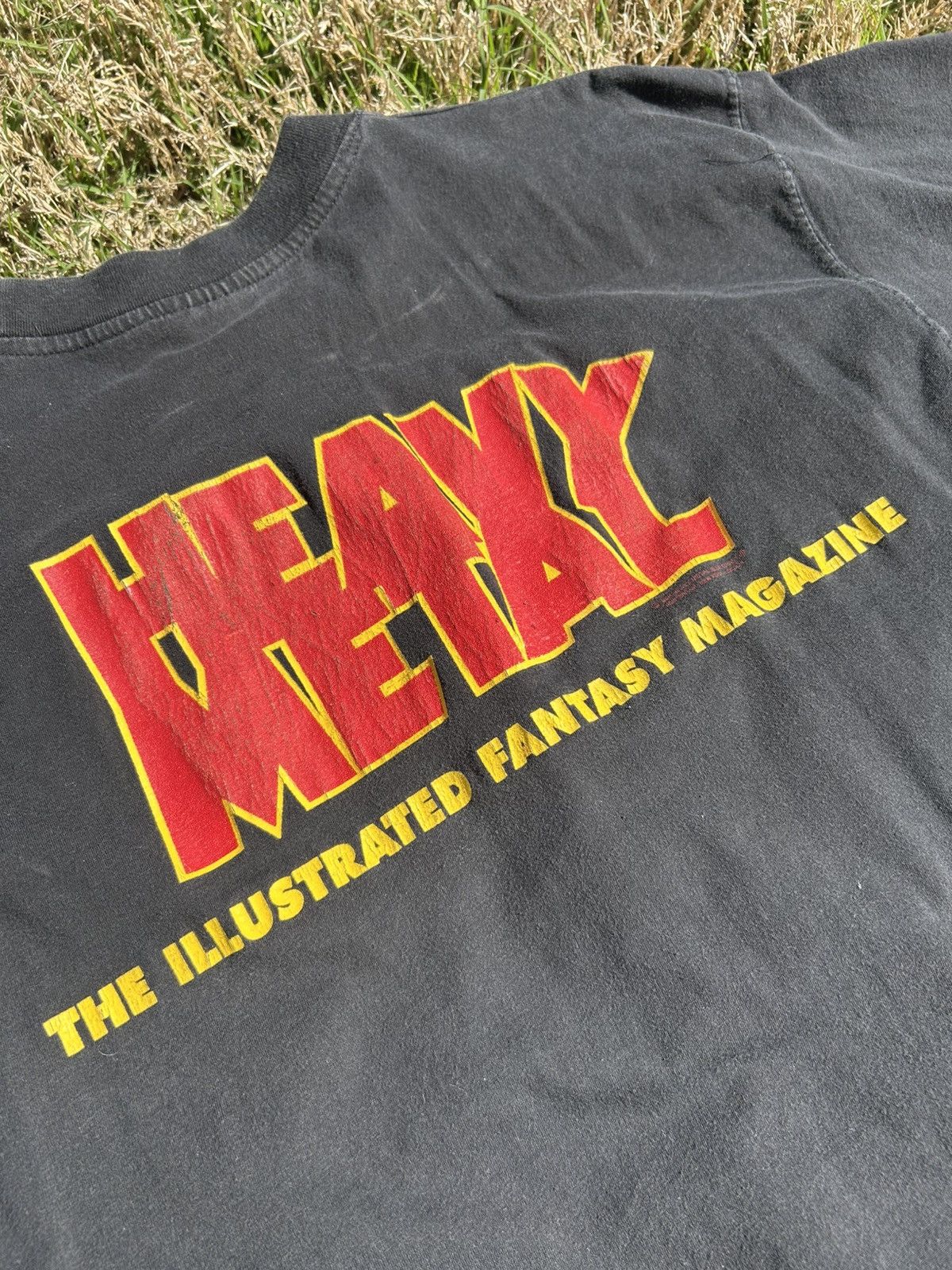 Vintage Rare Vintage 1993 Heavy Metal Magazine Shirt Size US XL / EU 56 / 4 - 6 Thumbnail