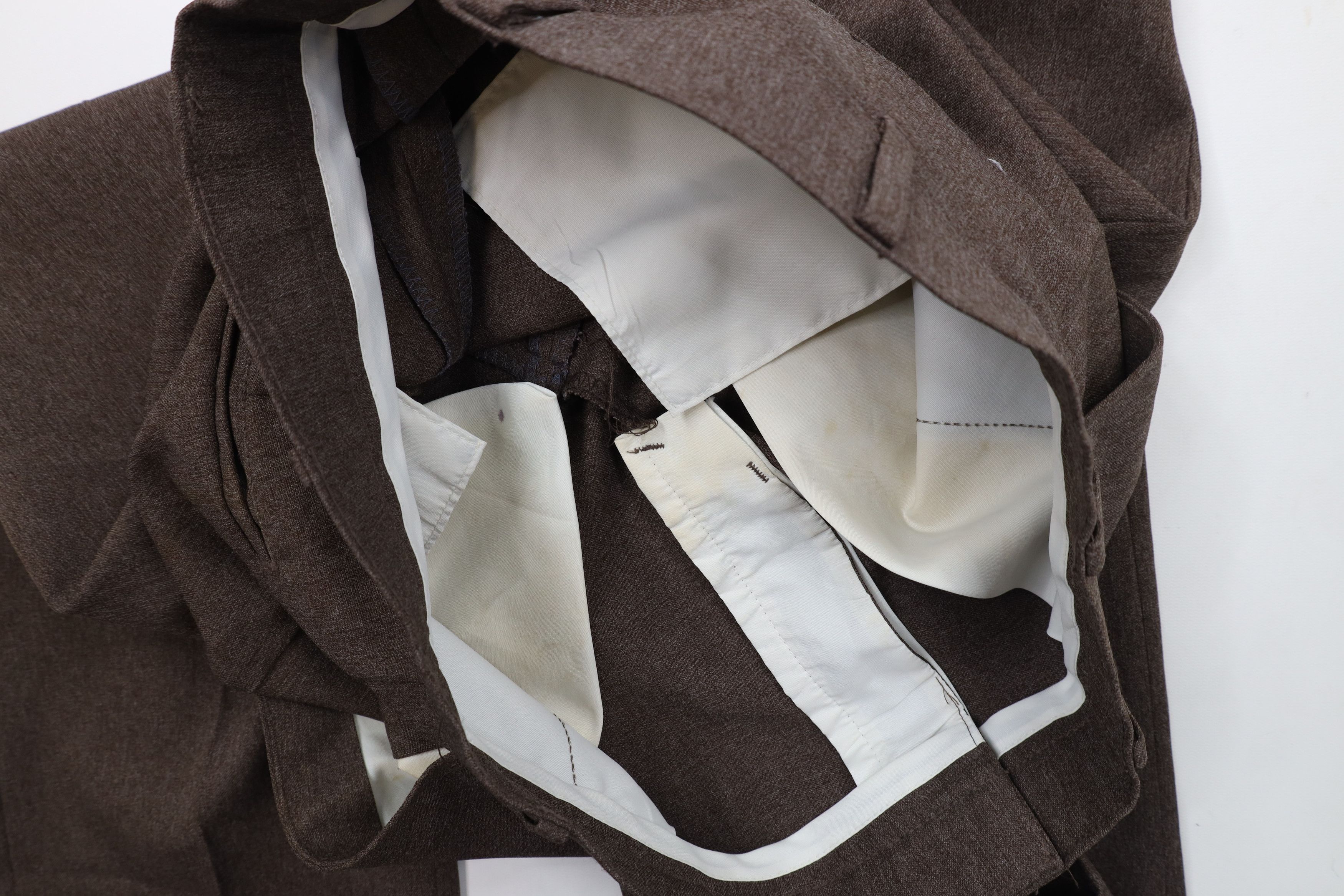Levi's × Vintage Vintage 70s 80s Levis Flared Wide Leg Chino Pants Brown USA Size US 36 / EU 52 - 8 Thumbnail