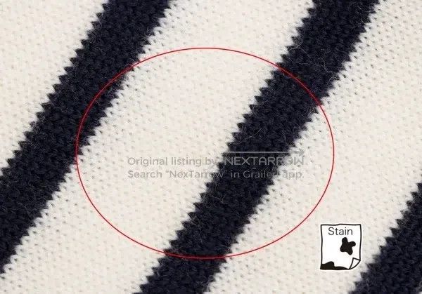 Comme des Garcons Comme des Garcons Navy vintage striped knit top Size M / US 6-8 / IT 42-44 - 5 Thumbnail