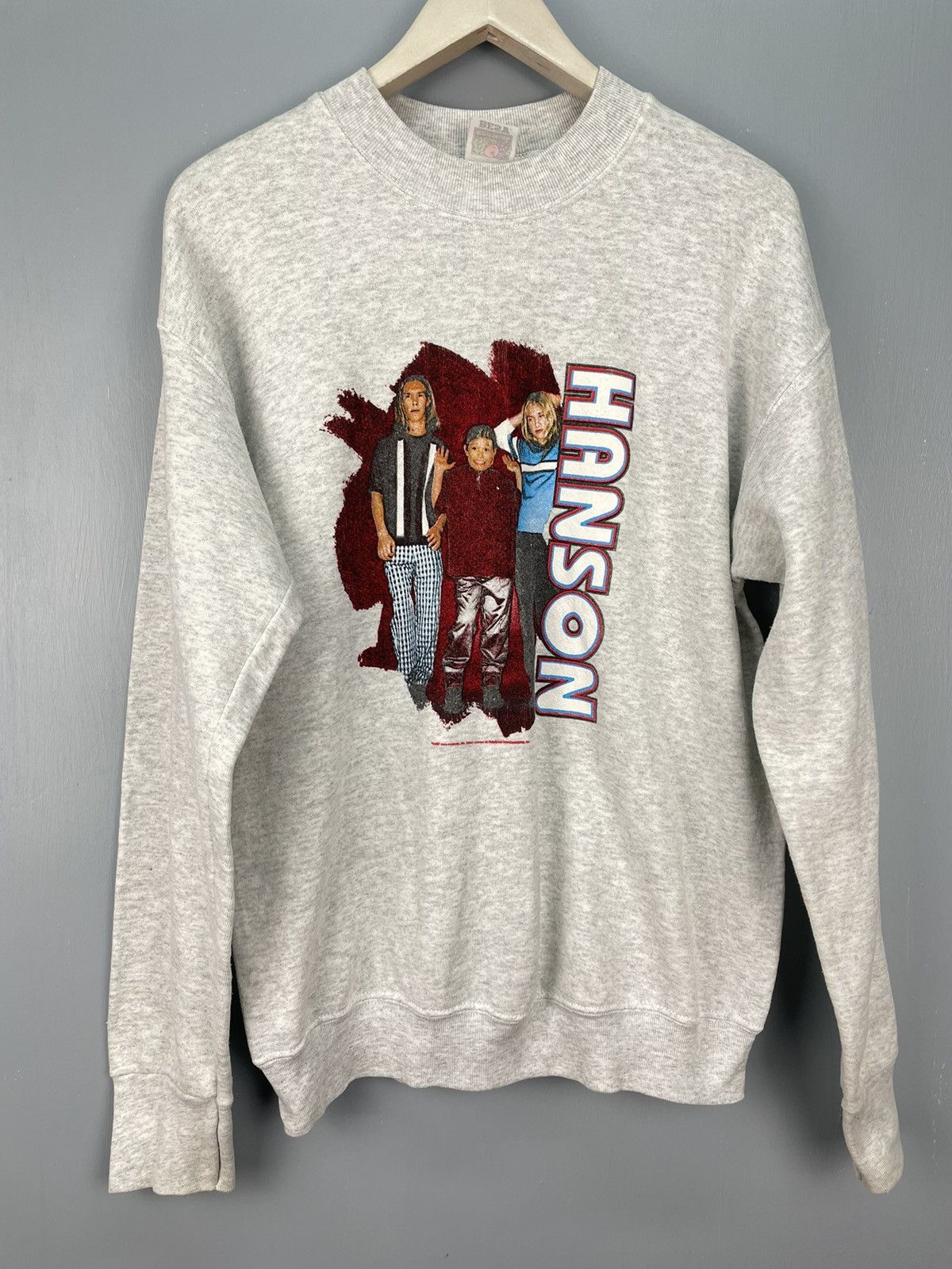 Band Tees Vintage 90s Hanson band boy promo sweatshirt Size US M / EU 48-50 / 2 - 3 Thumbnail