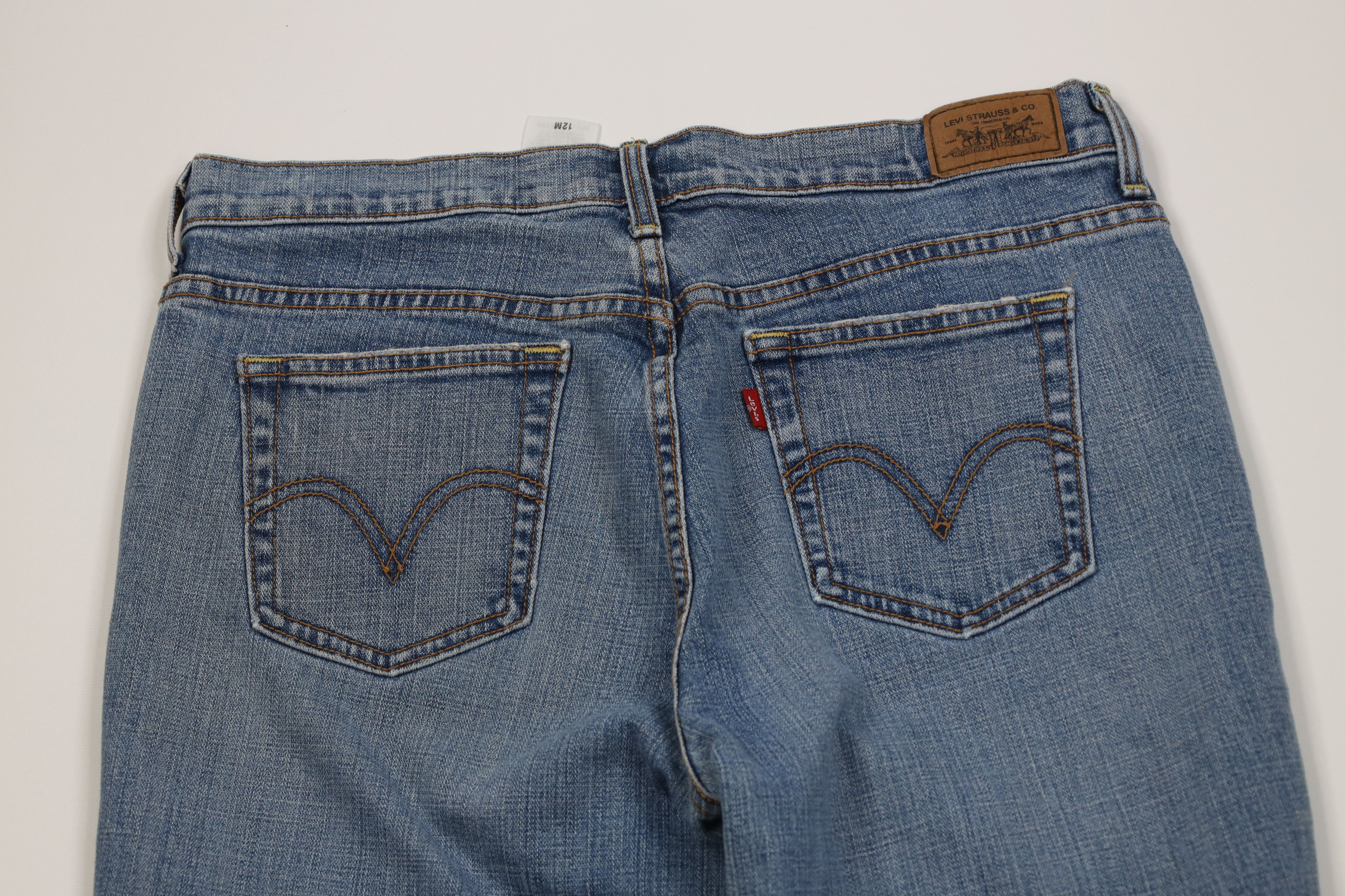 Levi's Vintage Y2K Levis 515 Babydoll Flared Boot Cut Denim Jeans Size 34" / US 12 / IT 48 - 14 Thumbnail