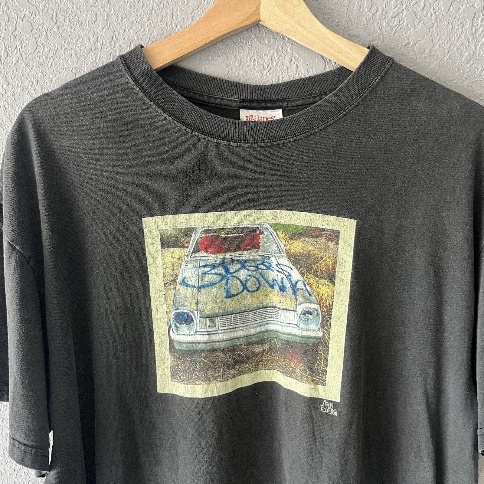 Hanes Vintage 2001 3 Doors Down Band Tshirt Mens Large North Ameri Size US L / EU 52-54 / 3 - 2 Thumbnail