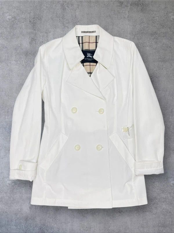 Burberry Burberry full pattern trench coat white new 38 Size XS / US 0-2 / IT 36-38 - 1 Thumbnail