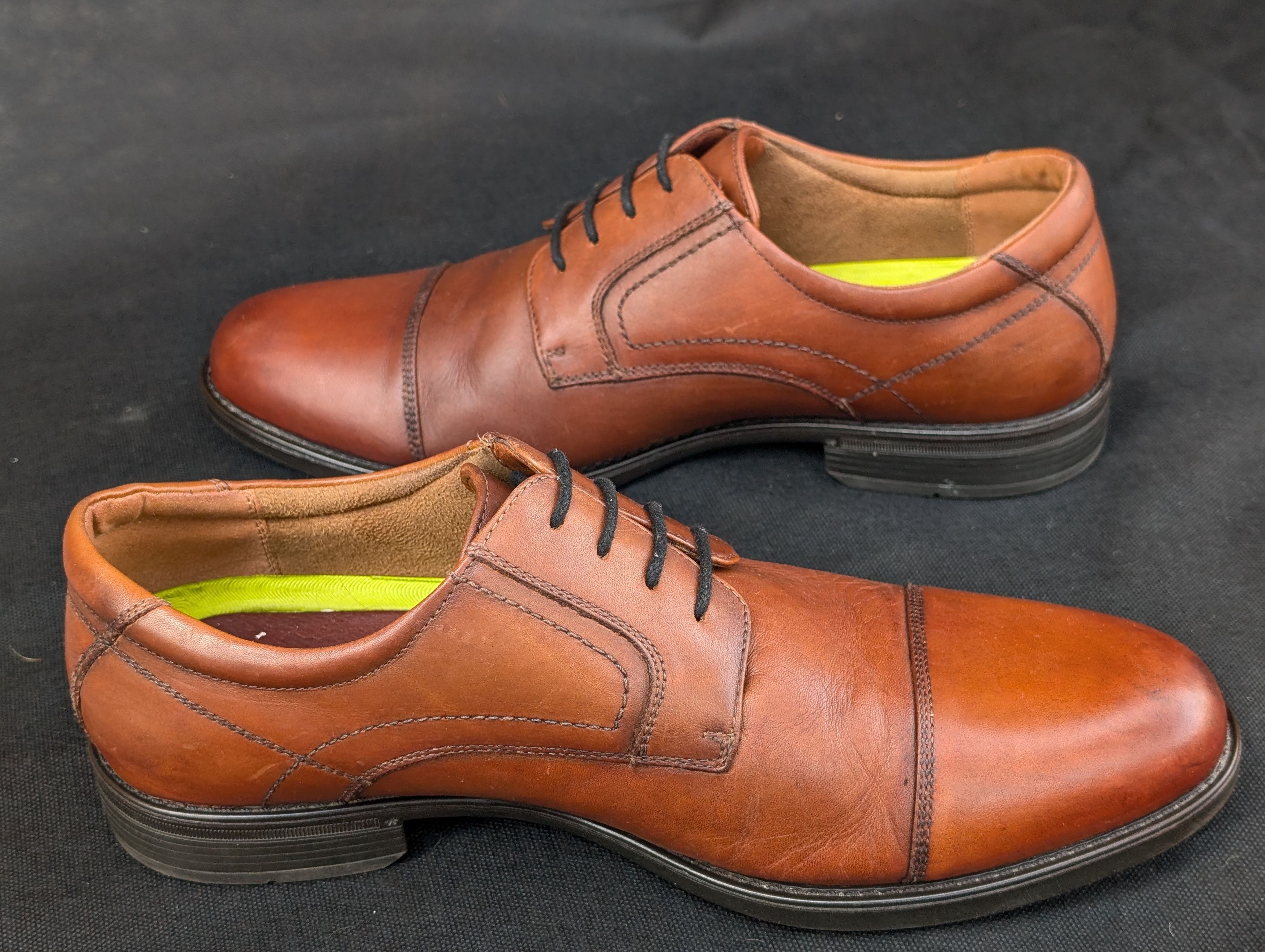 Florsheim Midtown Cap Toe Oxford Cognac Brown Size US 10.5 / EU 43-44 - 7 Thumbnail
