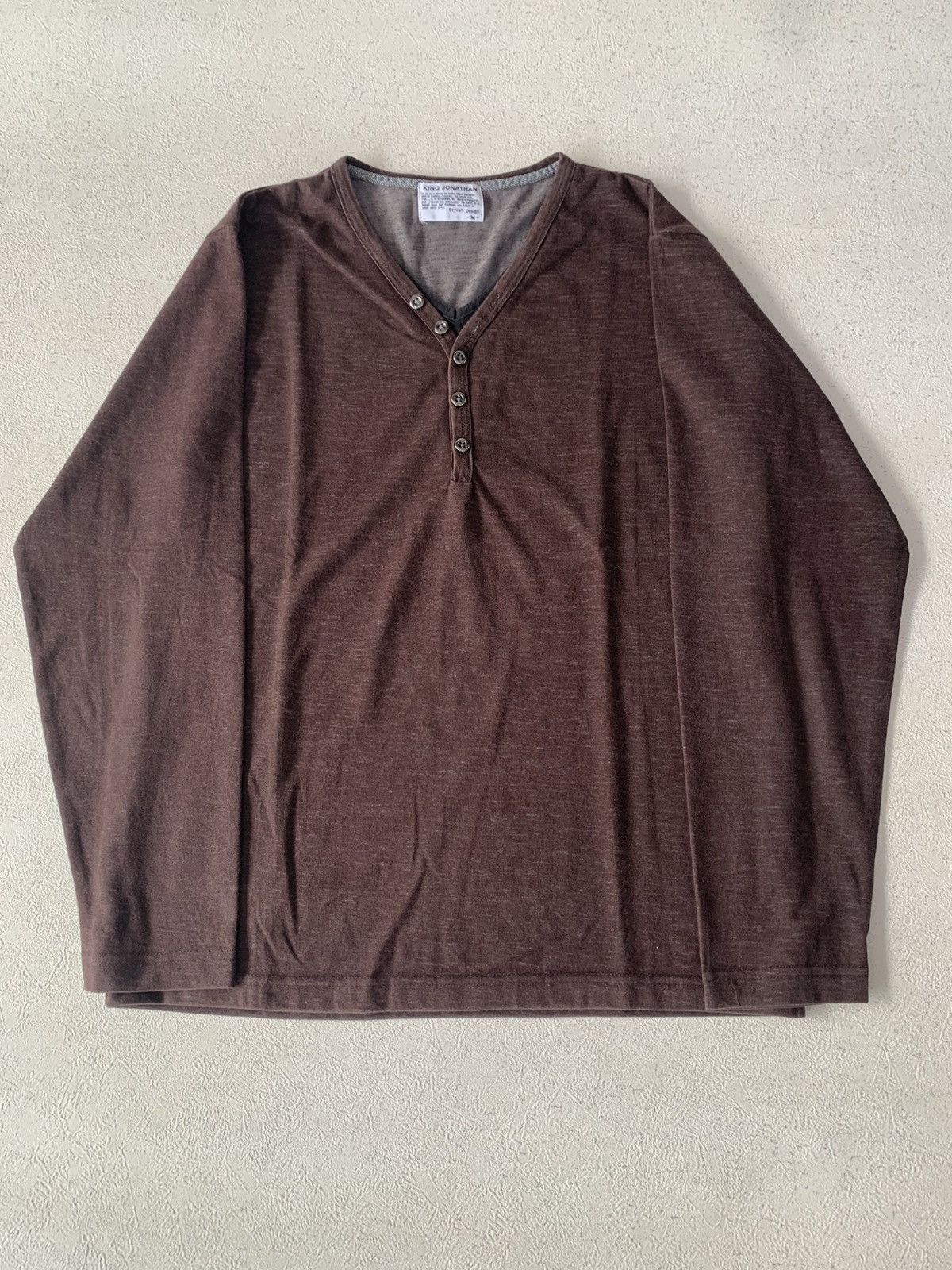 Japanese Brand 2000s japanese archive king jonathan double layer longsleeve Size US M / EU 48-50 / 2 - 1 Thumbnail