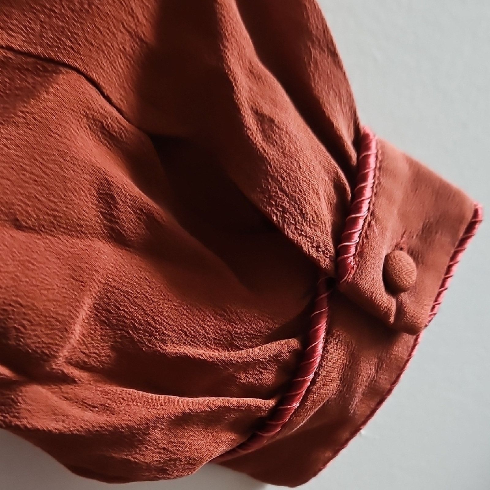 Sezane Sezane Rust Mini Dress Size 38 (US Size 6) Size S / US 4 / IT 40 - 6 Thumbnail