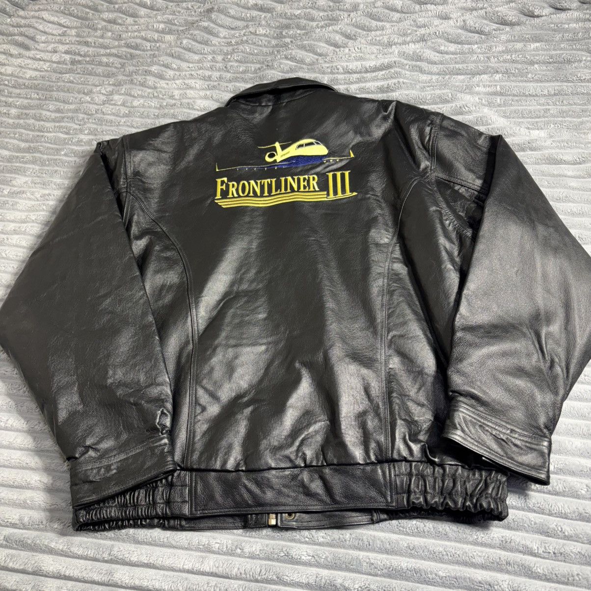 Oscar Piel Oscar Piel Frontliner III Morris Cerullo Leather Jacket Size US XL / EU 56 / 4 - 11 Thumbnail