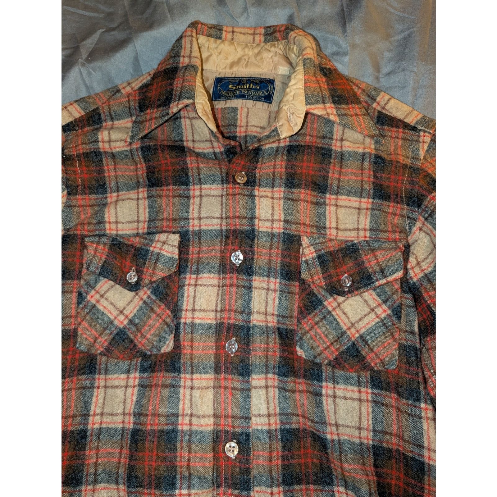 Woolrich Woolen Mills Vintage Smiths Wool Flannel Button Down Shirt Size 15-15 1/2 Size US S / EU 44-46 / 1 - 2 Thumbnail