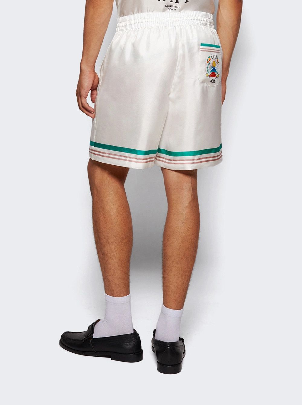 Casablanca os11x0326 Drawstring Shorts in Multicolor Size US 34 / EU 50 - 4 Thumbnail
