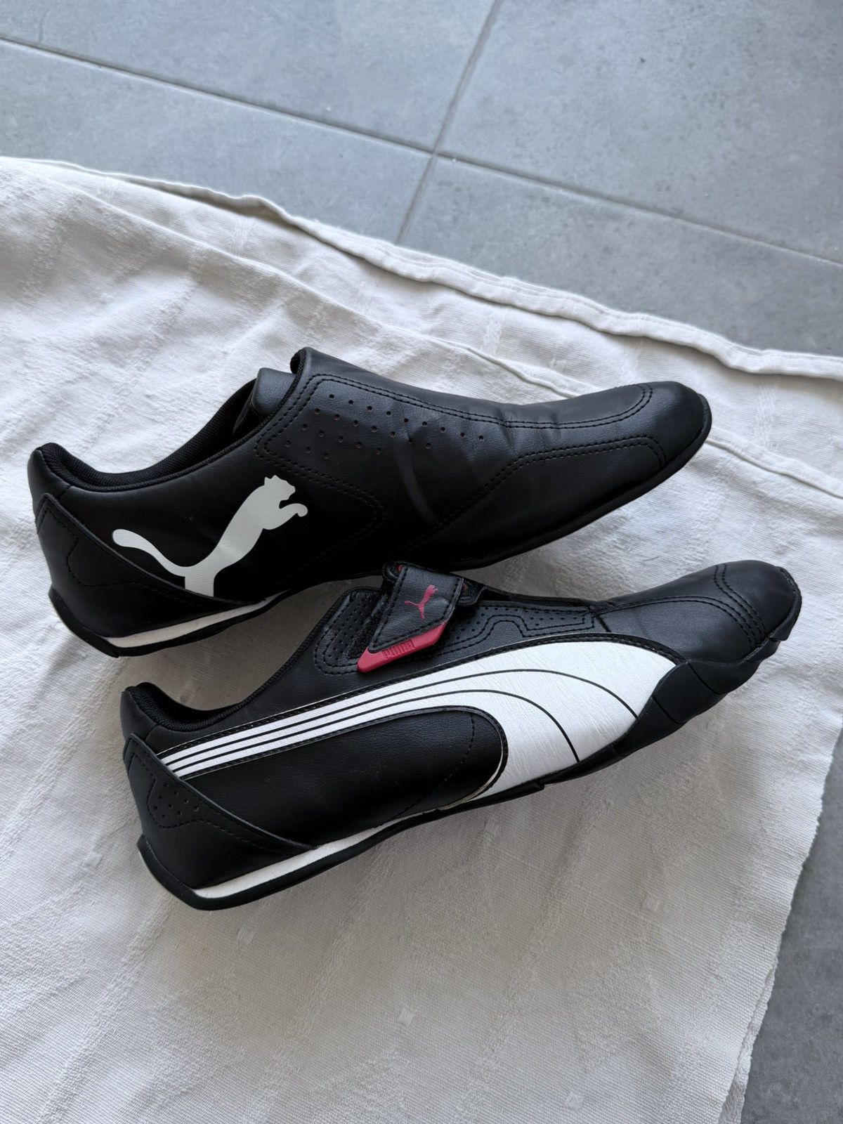 Puma Vintage 00s Puma Leather Sneakers Size US 9.5 / EU 42-43 - 4 Thumbnail