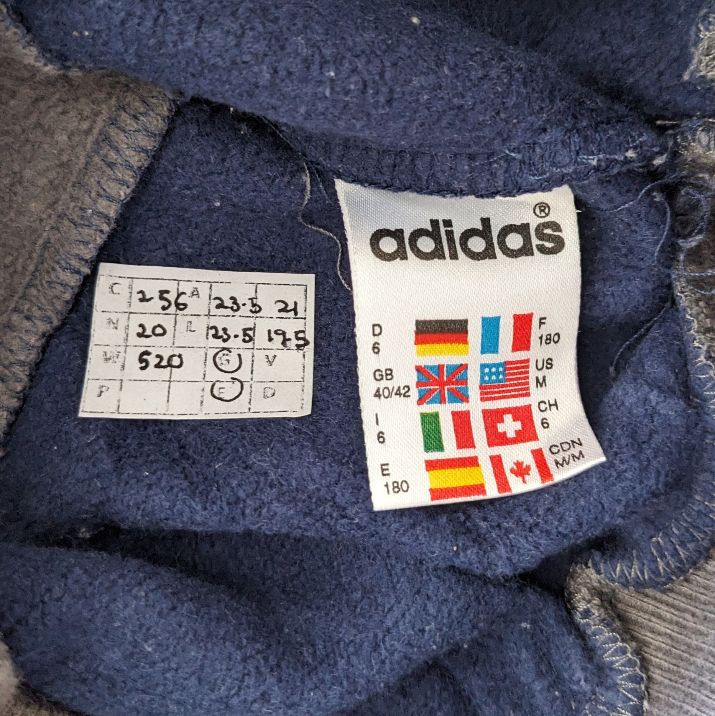 Adidas Vintage ADIDAS Three Stripes Sportswear Brand Sweatshirt Size US L / EU 52-54 / 3 - 8 Thumbnail