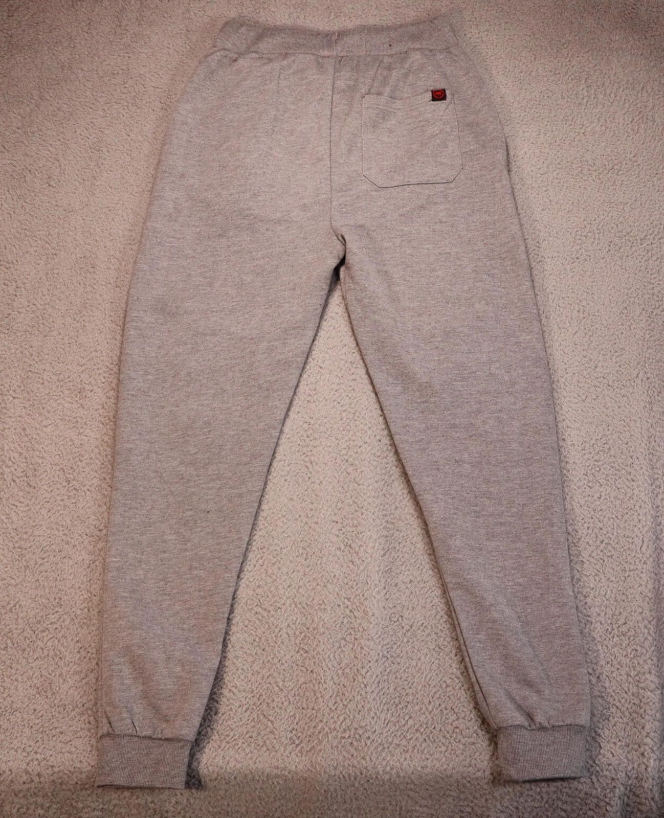 Mecca Mecca Sweatpants Jogger Grey Medium Cuffed Zip 3 pockets Size US 32 / EU 48 - 6 Thumbnail
