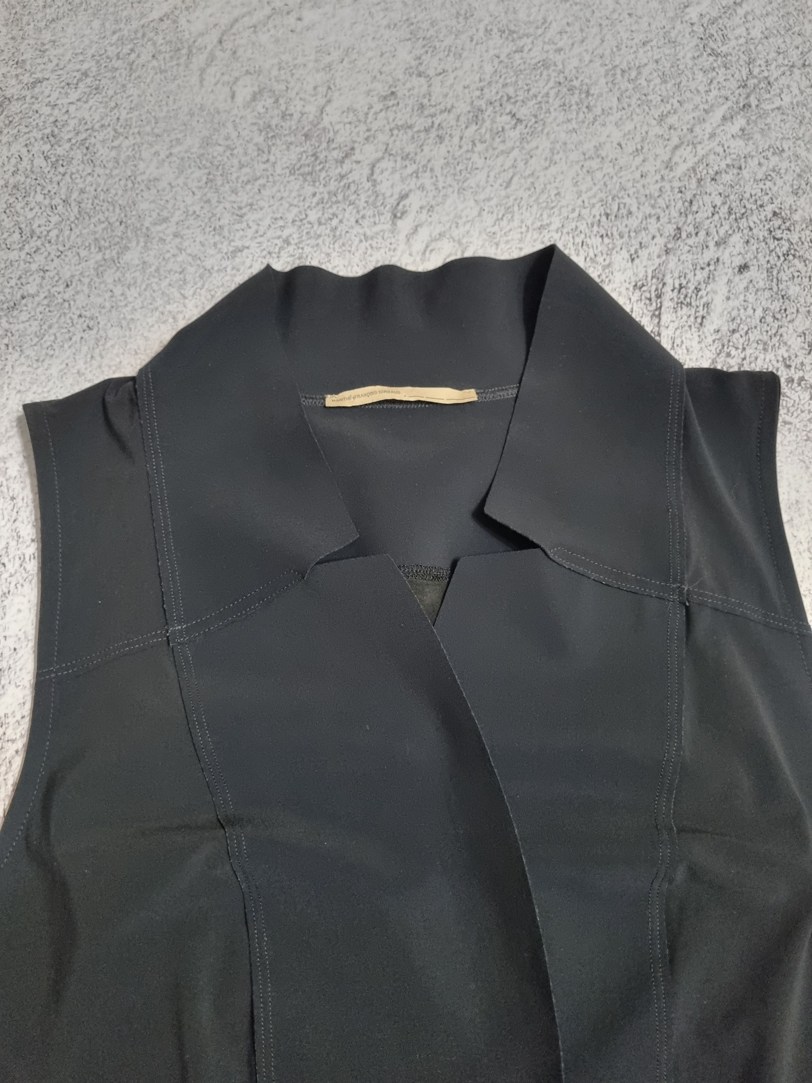Marithe + Francois Girbaud Marithé + François Girbaud Avant Garde Blouse Vest Size L / US 10 / IT 46 - 5 Thumbnail