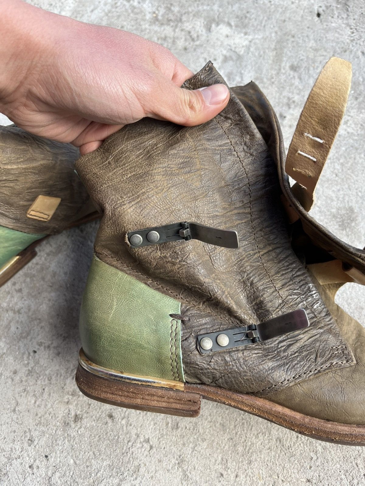 A.S.98 A.S.98 Airstep High Anke Leather Boots Shoes like Guidi Y2K Size US 9 / IT 39 - 12 Thumbnail