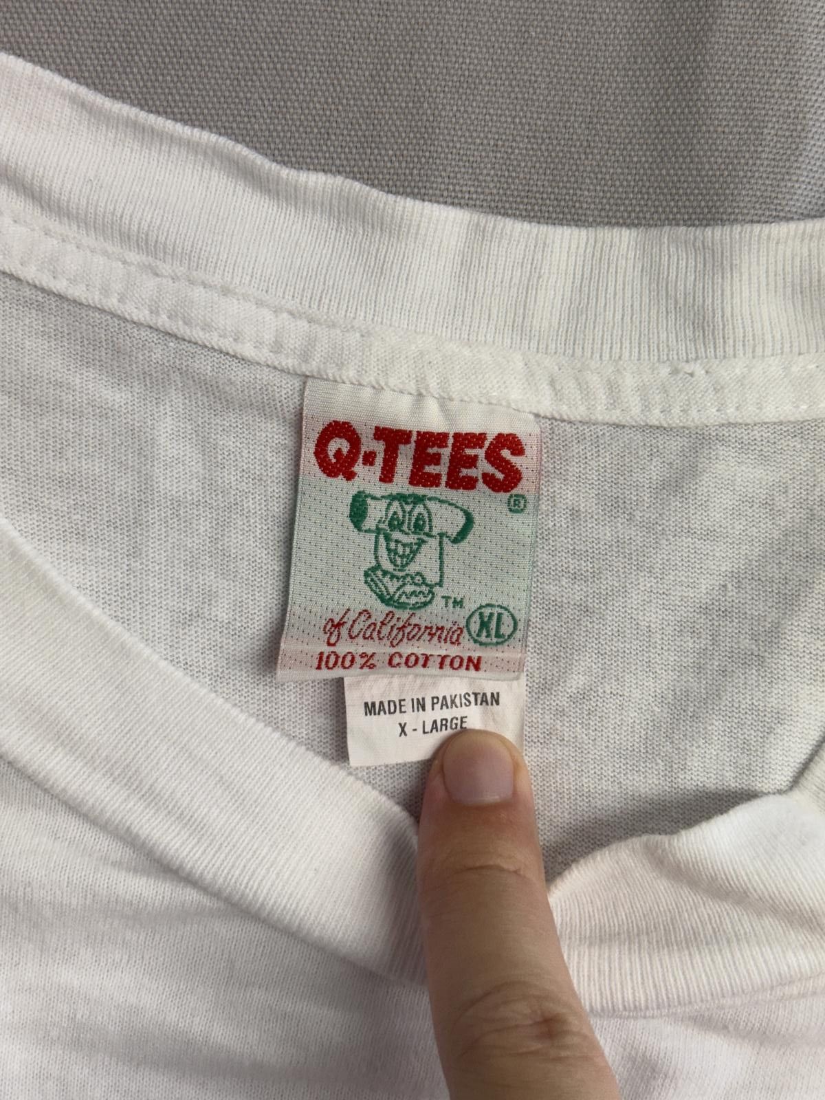 Designer Vintage 90s USA Olympic Ring T-shirt Q-tees of California XL Size US XL / EU 56 / 4 - 2 Thumbnail