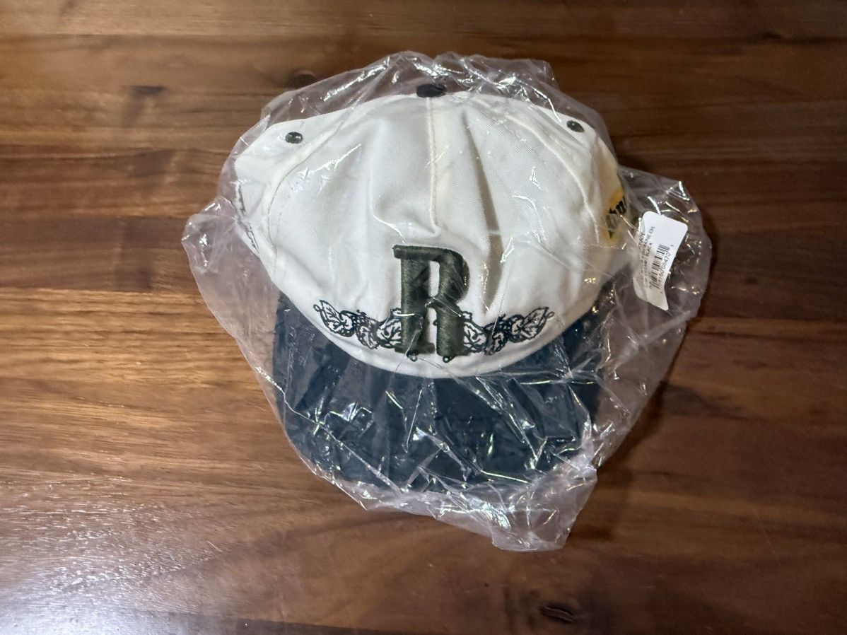 Rhude RHUDE X DOMAINE CHAVY-CHOUET R LOGO HAT CREAM / BLACK Size ONE SIZE - 4 Thumbnail