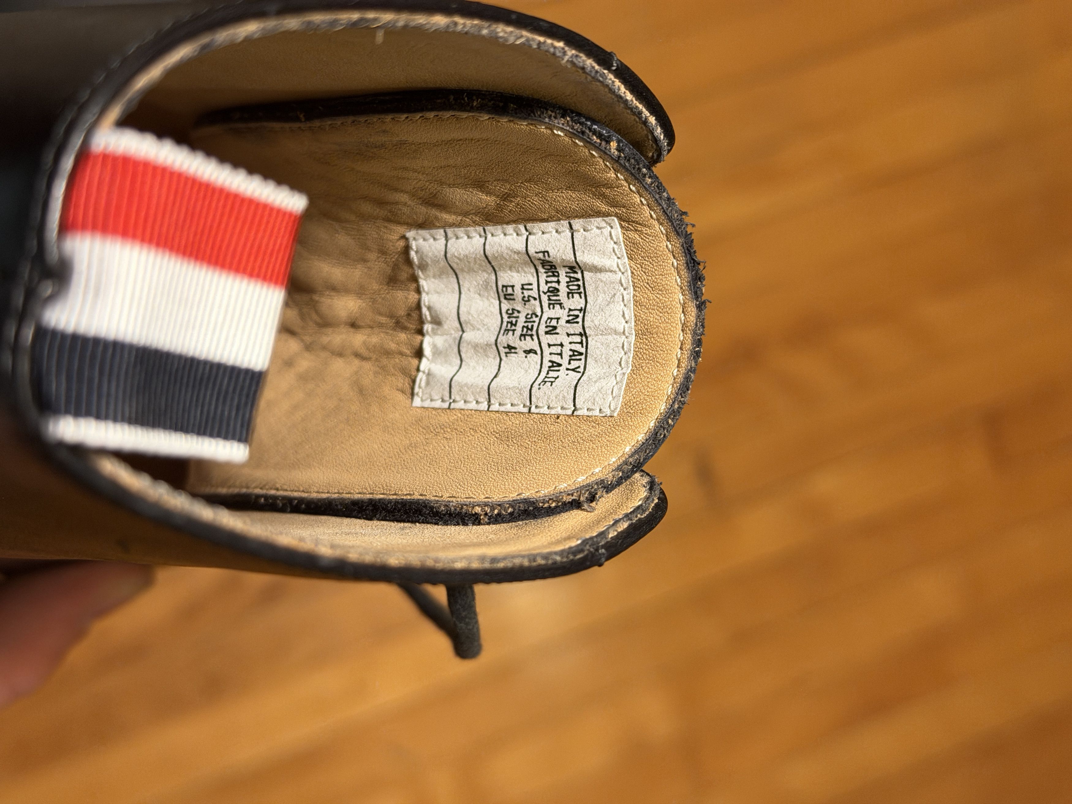 Thom Browne Box Calf Commando Sole Appon Stitch Boot Size US 8 / EU 41 - 6 Thumbnail
