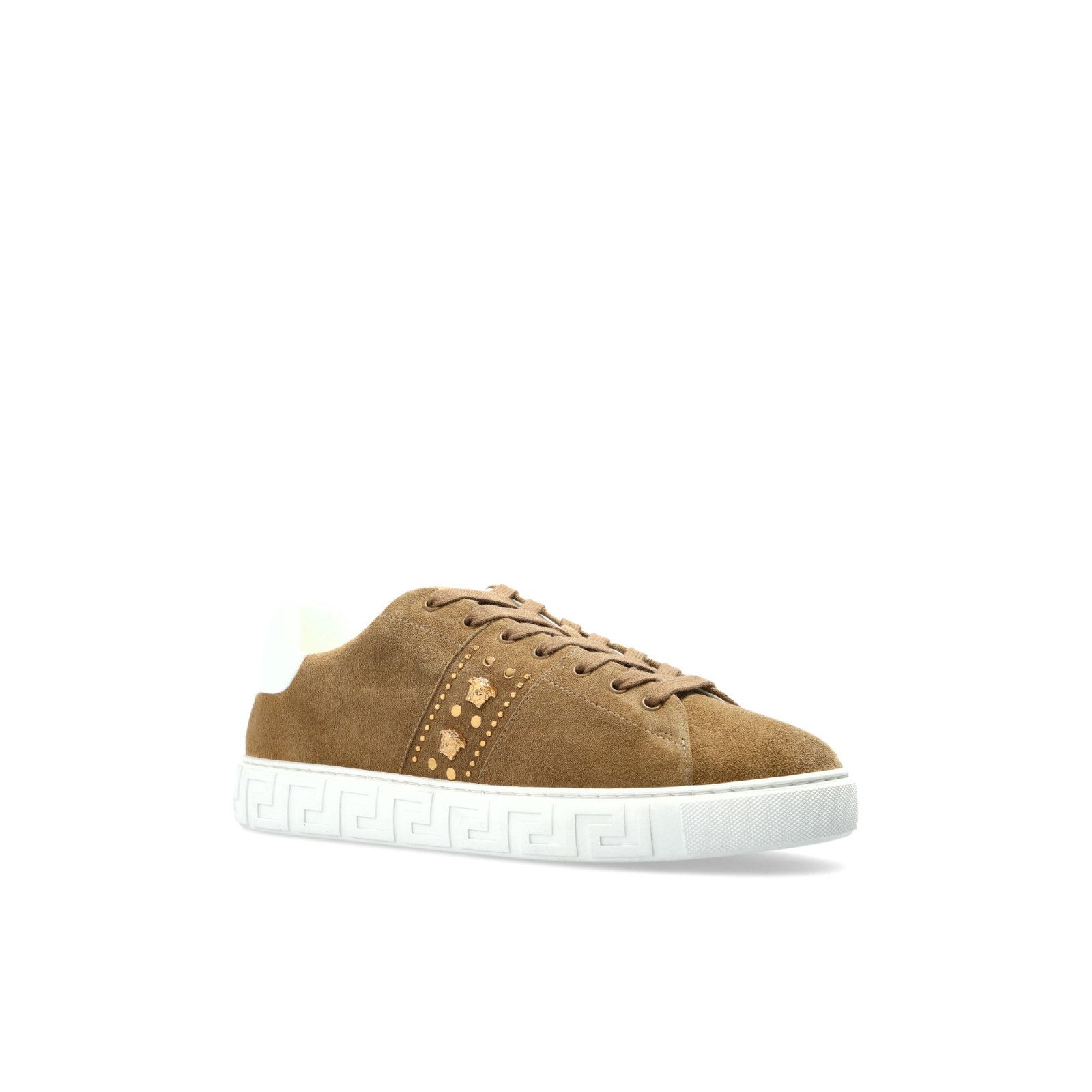 Versace VERSACE Brown Suede Sneakers New And Authentic (Men's size:U Size US 7 / EU 40 - 2 Thumbnail