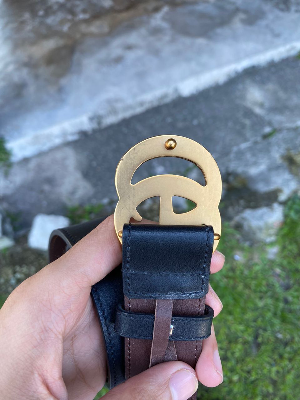 Gucci Gucci GG Marmont belt in black leather Size 32 - 4 Thumbnail