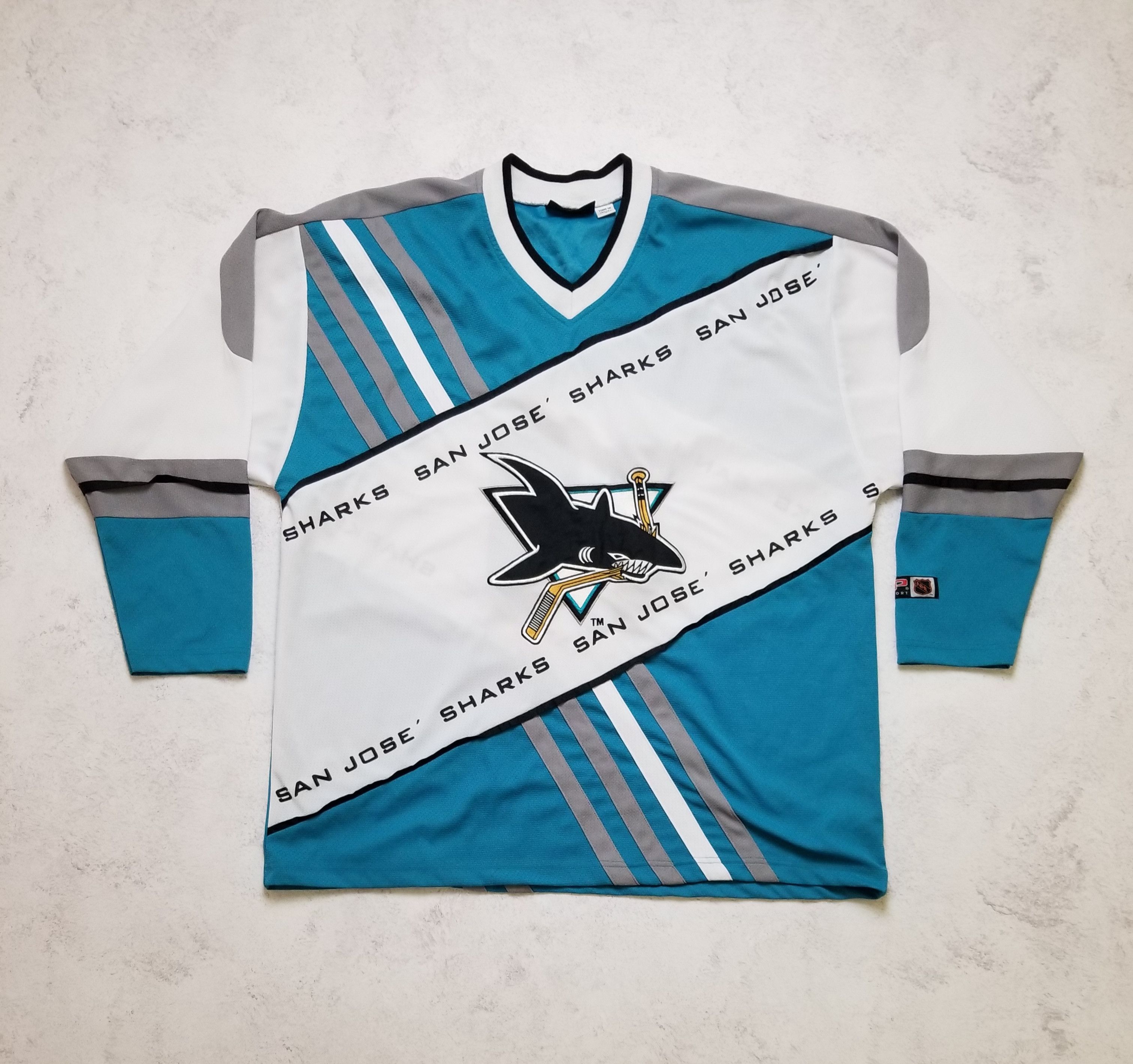 Vintage CMP SAN JOSE SHARKS #19 Ice Hockey NHL Jersey
