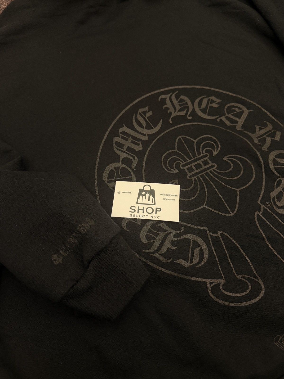 Chrome Hearts NEW CHROME HEARTS CANNES EXCLUSIVE MONOTONE FLEUR HOODIE Size US L / EU 52-54 / 3 - 3 Thumbnail