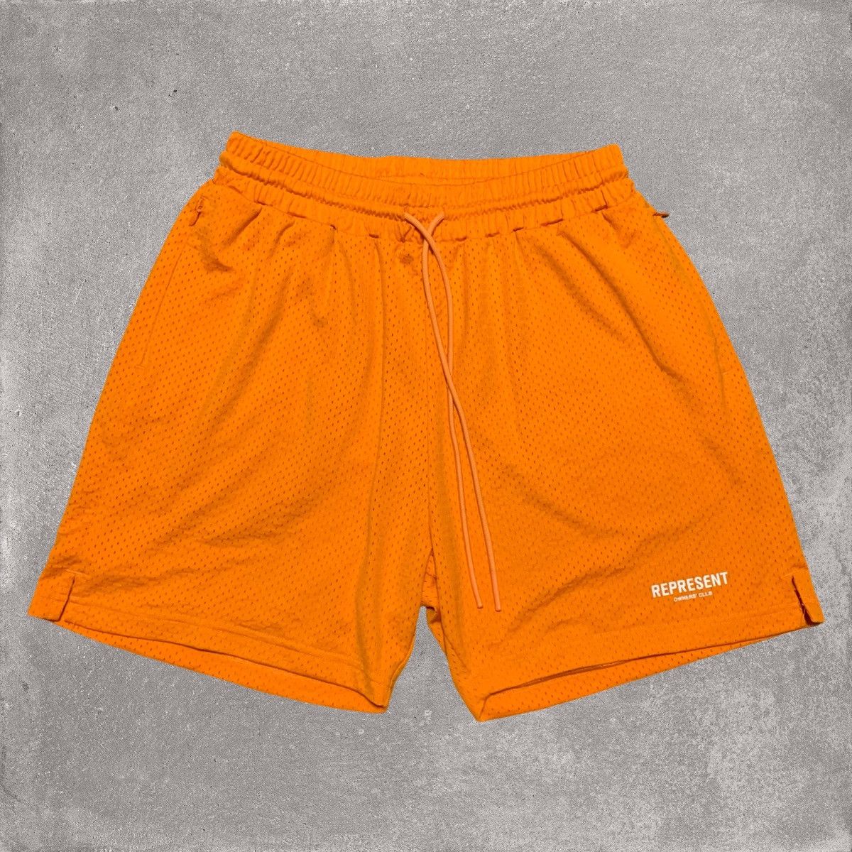Represent Clo. Represent Medium Shorts Owners Club Mesh Orange Bottoms Size US 32 / EU 48 - 1 Thumbnail
