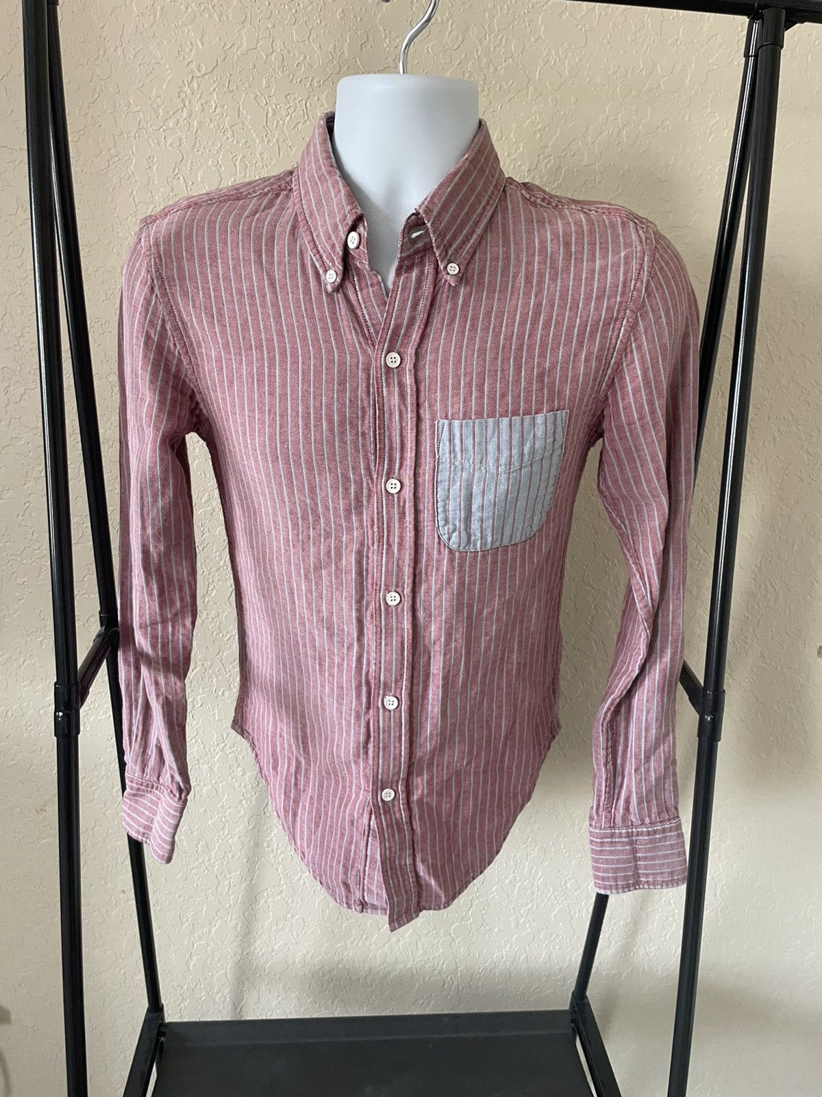 Band Of Outsiders Striped Button Down Cotton Shirt Size US XS / EU 42 / 0 - 1 Thumbnail