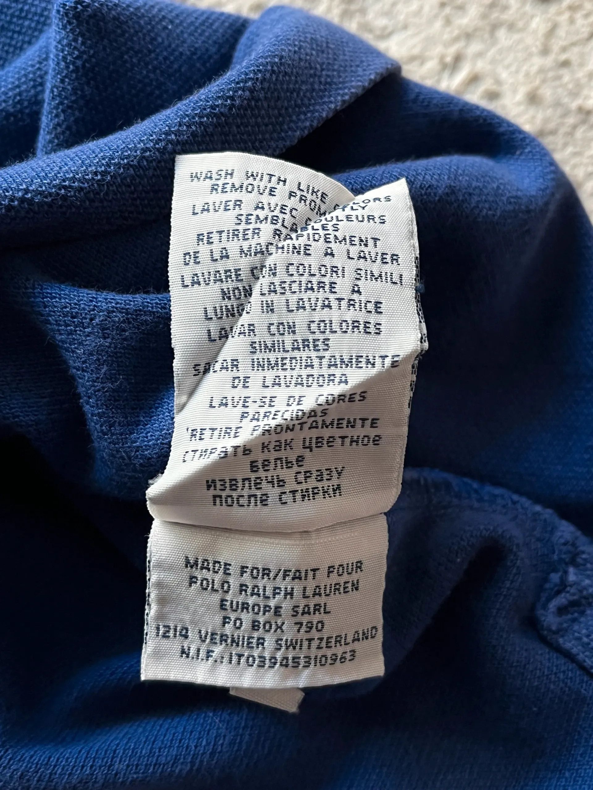 Polo Ralph Lauren Polo Ralph Lauren Small Pony Blue Polo Shirt Sz L Size US L / EU 52-54 / 3 - 13 Thumbnail