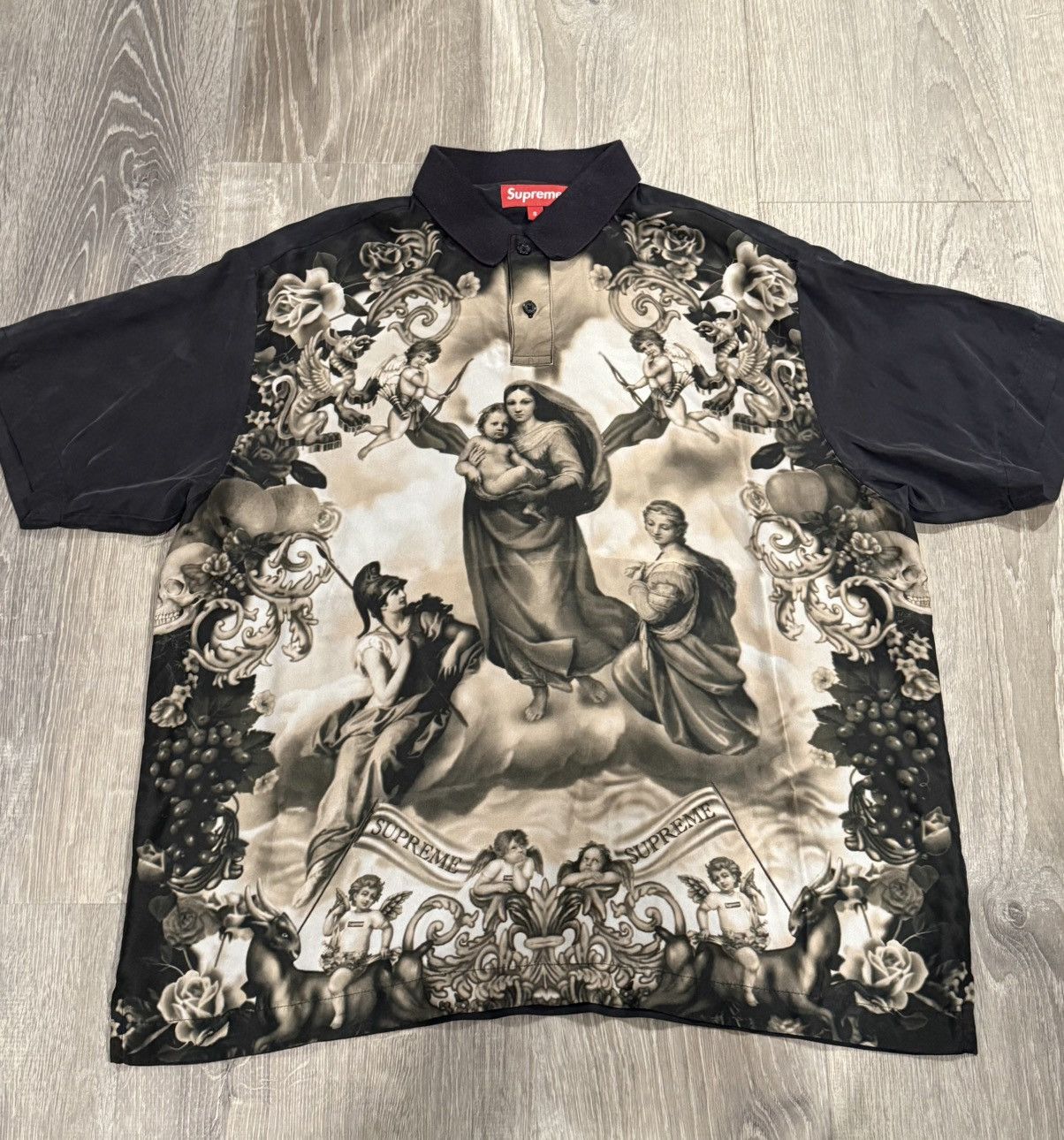 Supreme Supreme Heavenly Silk Polo Tee (Large) | Grailed