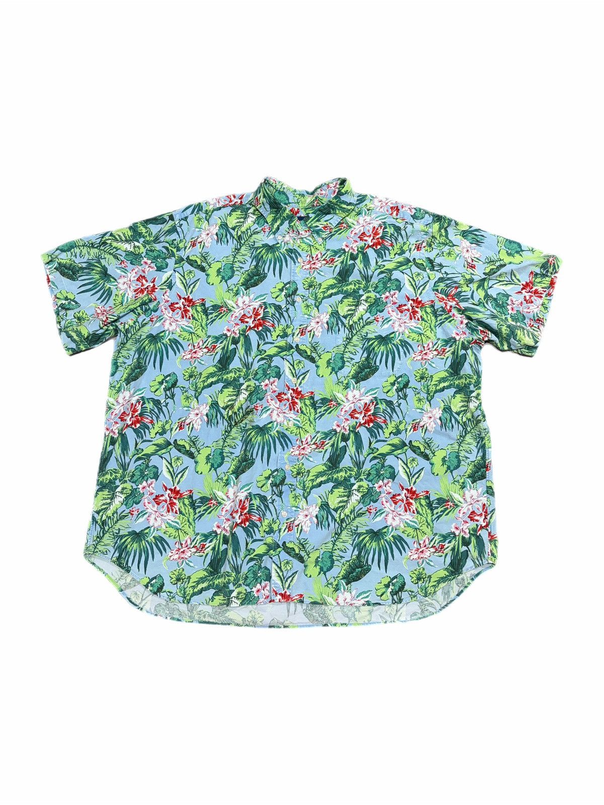 Ralph Lauren Ralph Lauren Shirt Hawaiian Floral Button Front Casual Aloha Size US XXL / EU 58 / 5 - 1 Thumbnail
