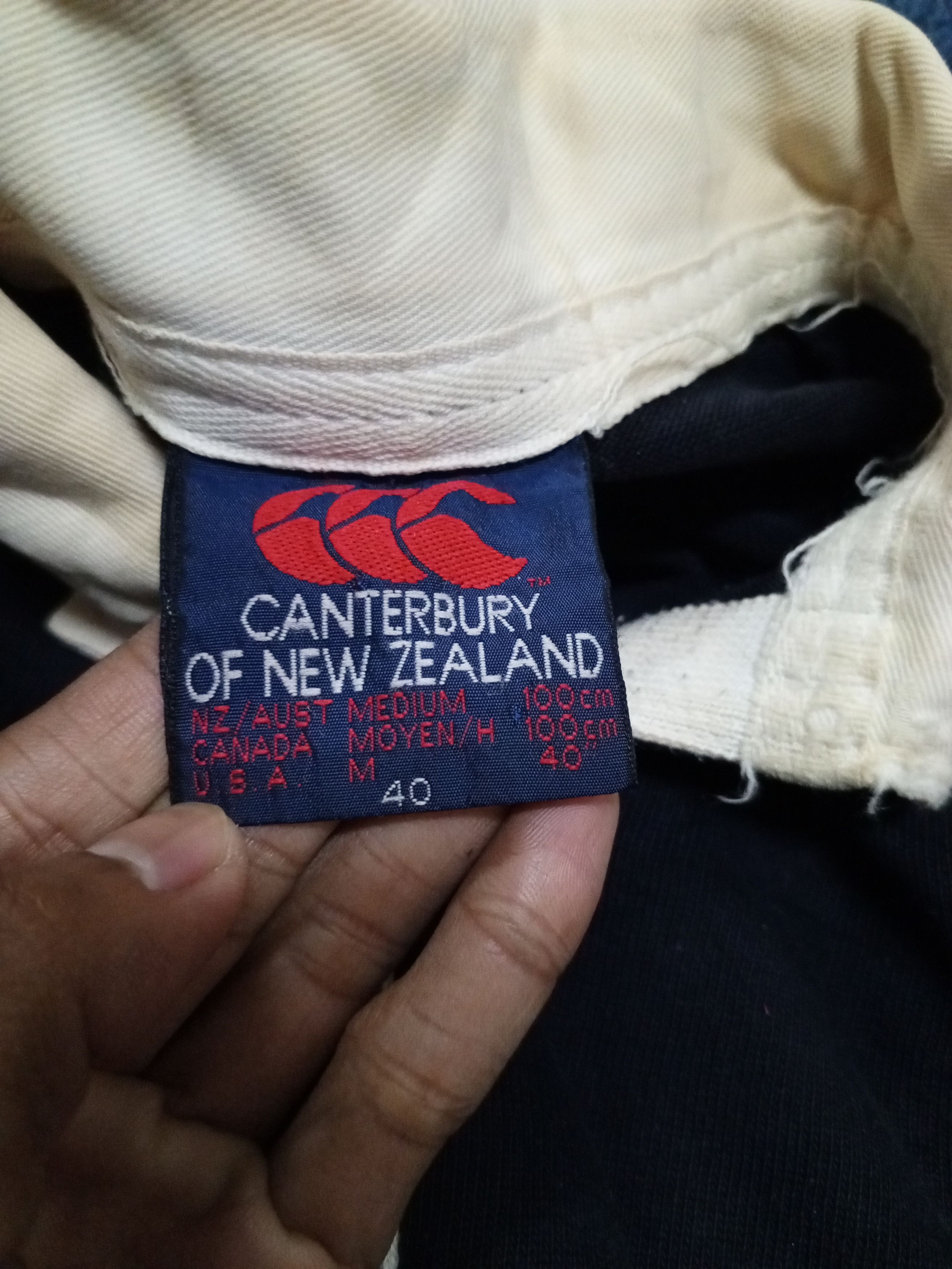 All Blacks × Canterbury of New Zealand × Vintage CANTERBURY NEW ZEALAND ALL BLACK Size US L / EU 52-54 / 3 - 9 Thumbnail