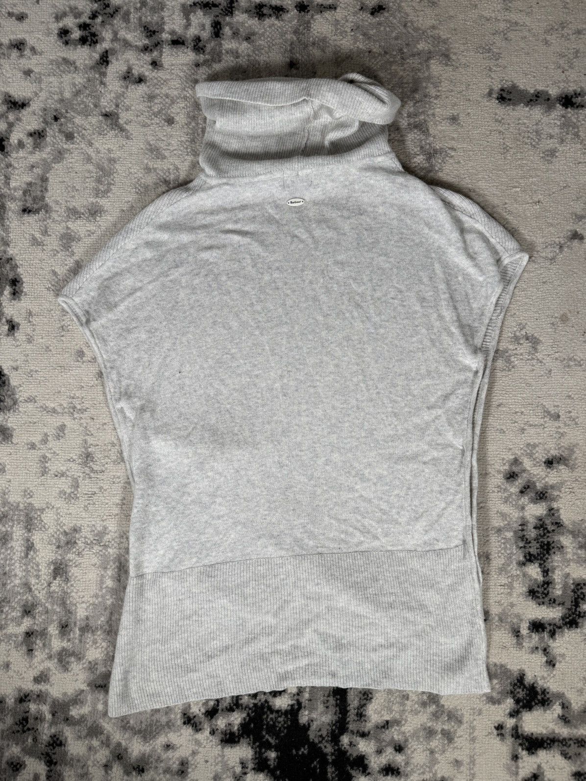 Barbour Barbour Oldnay Knit Sleeveless Turtleneck Merino Sweater Size L / US 10 / IT 46 - 4 Thumbnail