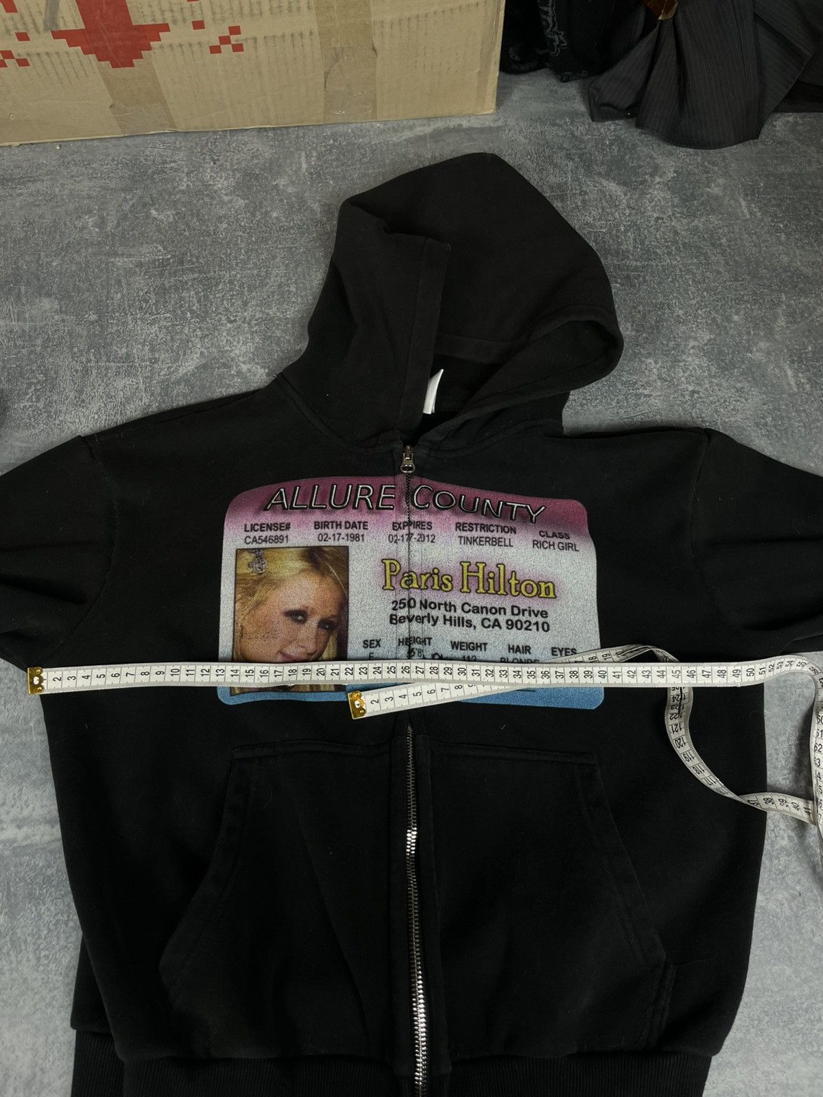 HMDD Allure County Paris Hilton black zip hoodie Size S / US 4 / IT 40 - 8 Thumbnail