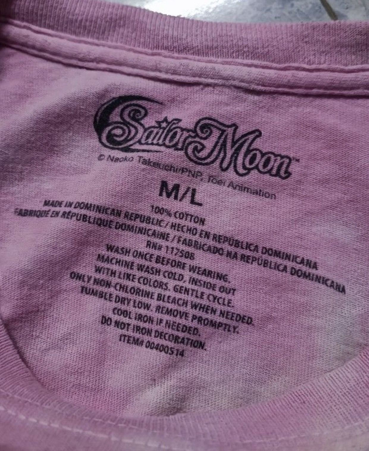Anime × Vintage Vintage y2k Sailor Moon Anime pink tie dye T Shirt Size US L / EU 52-54 / 3 - 6 Thumbnail