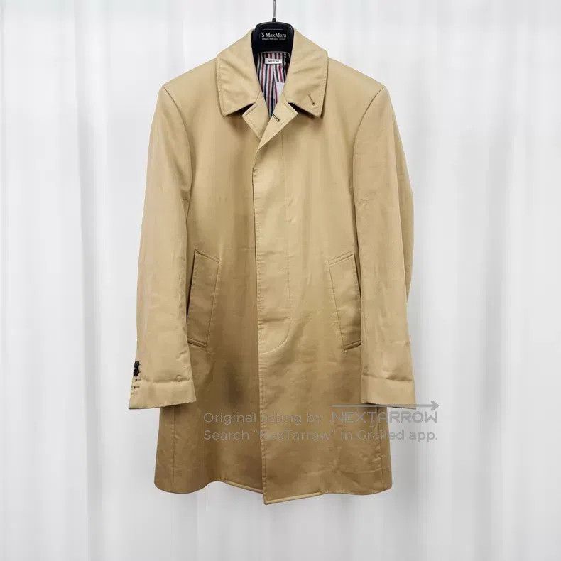 Song For The Mute SONG FOR THE MUTE Khaki striped trench coat Size US XS / EU 42 / 0 - 1 Thumbnail