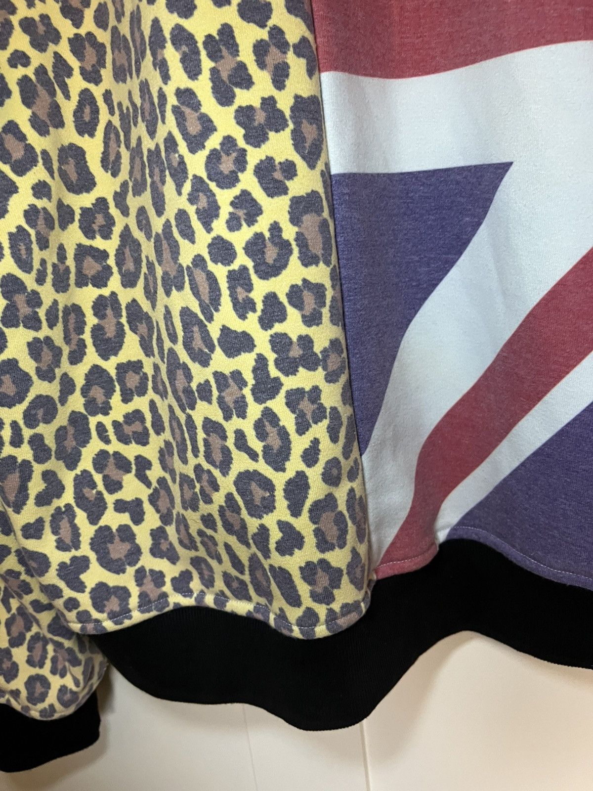 Other 2001 Odyssey Union jack / cheetah split zip-up hoodie Size US XL / EU 56 / 4 - 9 Thumbnail
