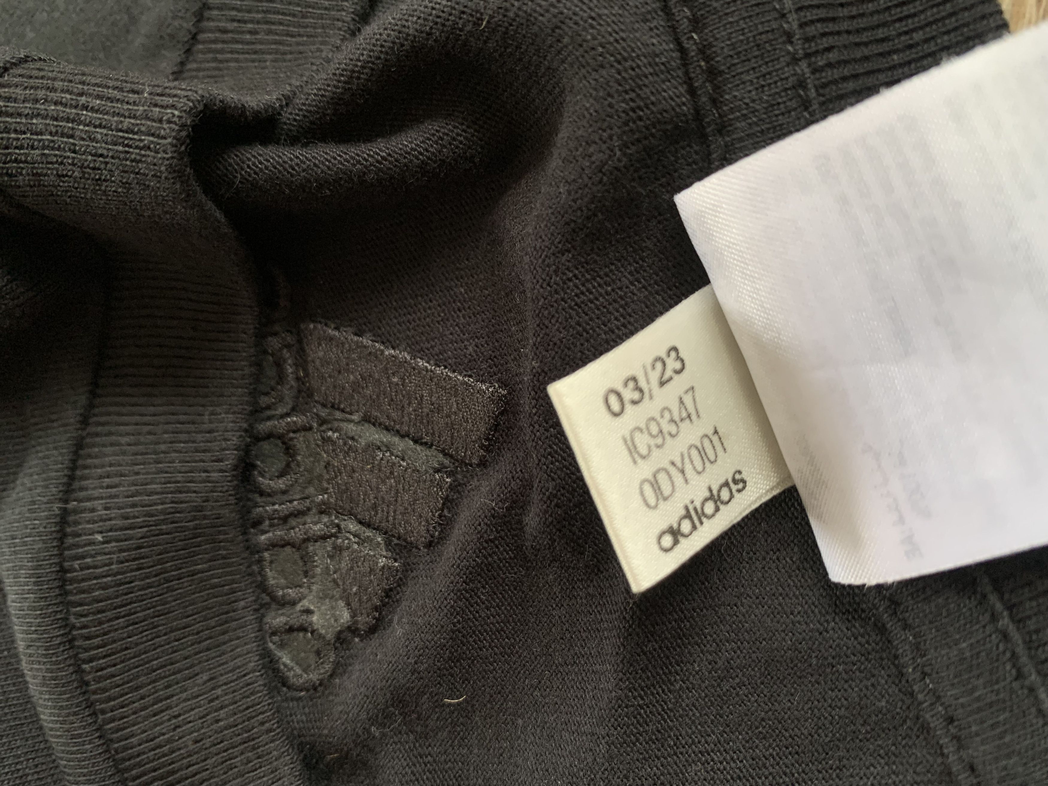 Adidas Adidas Black Cotton T-Shirt Size US S / EU 44-46 / 1 - 7 Thumbnail