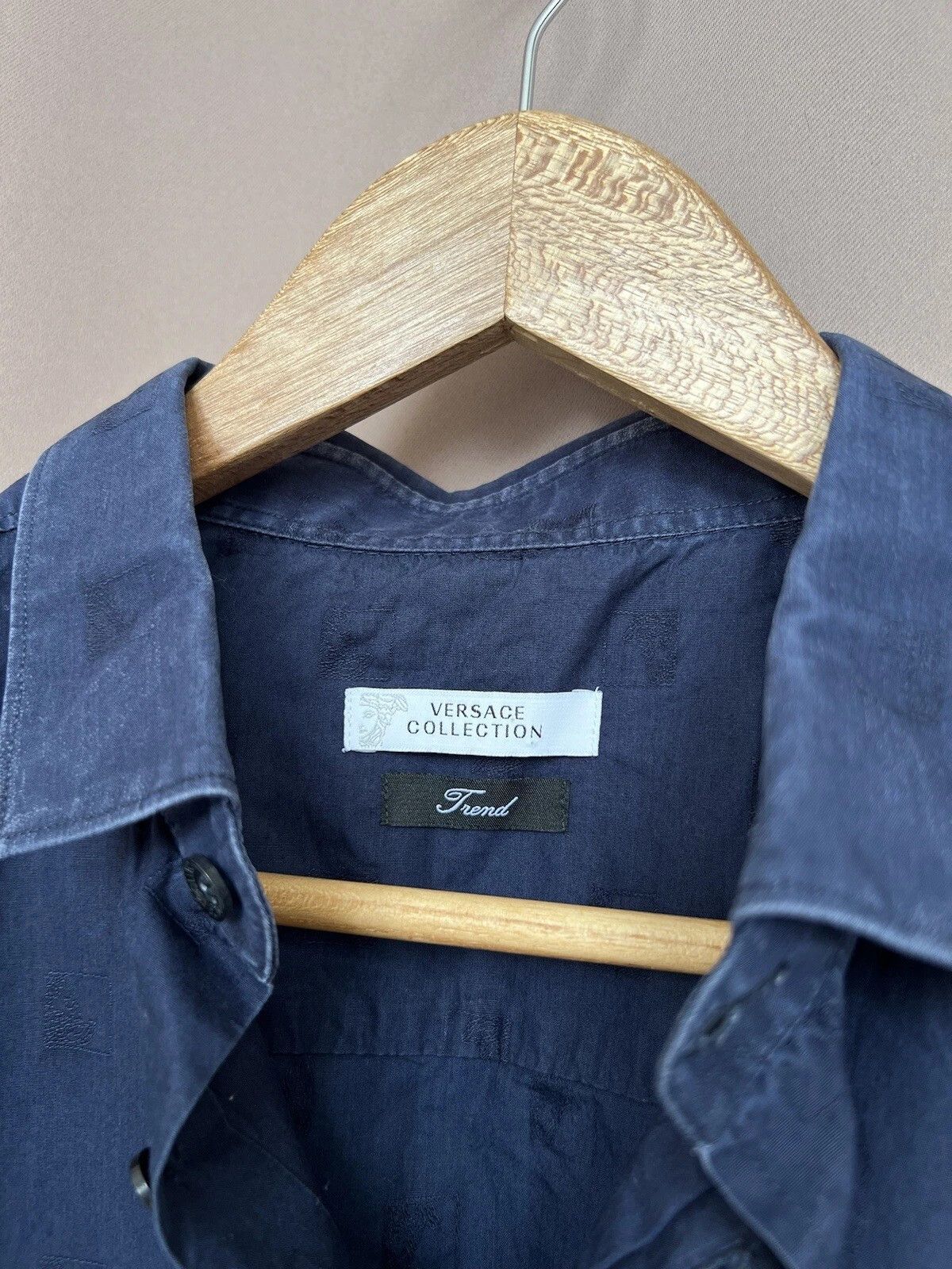 Versace Versace Collection Button Shirt Mens Size 43 or M Vintage Size US M / EU 48-50 / 2 - 10 Thumbnail