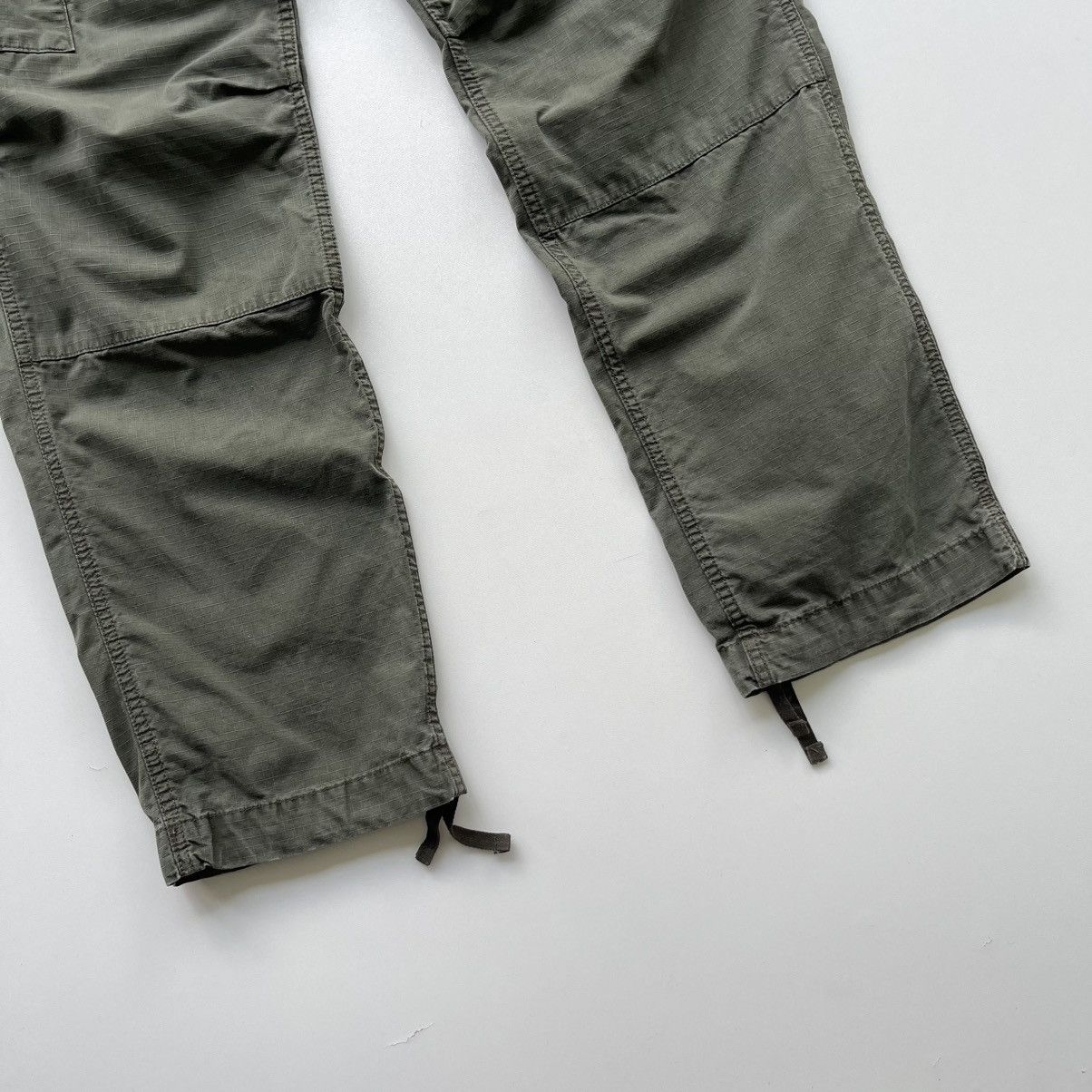 Carhartt Wip Carhartt WIP Regular Fit Baggy Cargo Pants Green Y2K Size US 34 / EU 50 - 7 Thumbnail