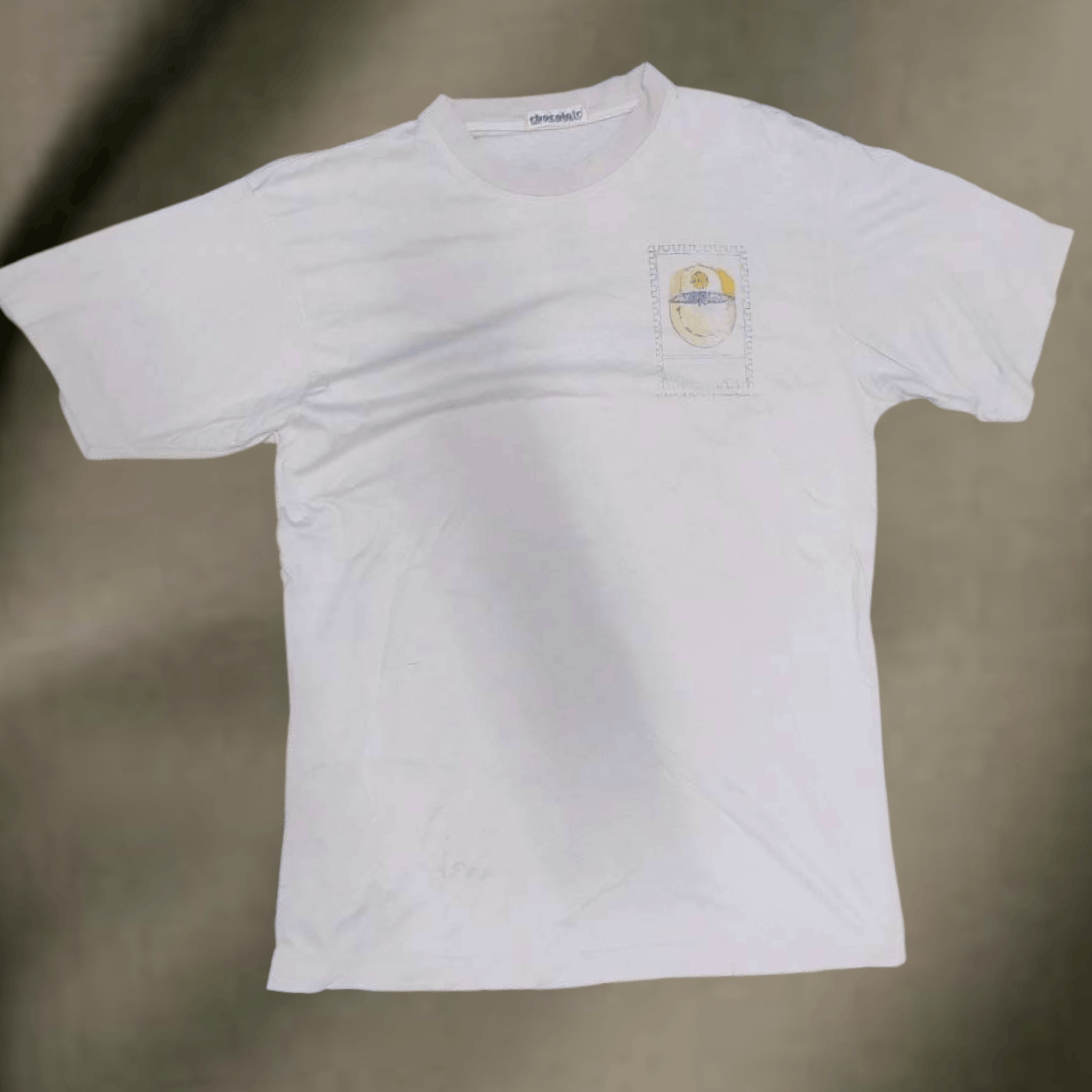 Vintage *RARE* LA Lakers magic johnson smileys white t-shirts Size US L / EU 52-54 / 3 - 7 Thumbnail