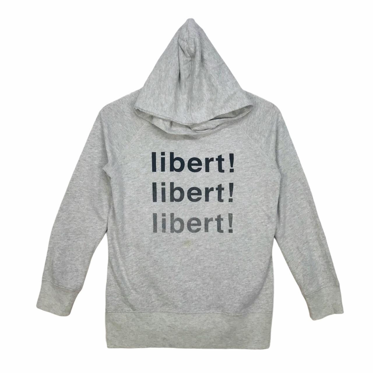 Vintage Vtg ELLE Libert Hoodie Sweatshirt Spell Out Jumper Size S / US 4 / IT 40 - 1 Thumbnail