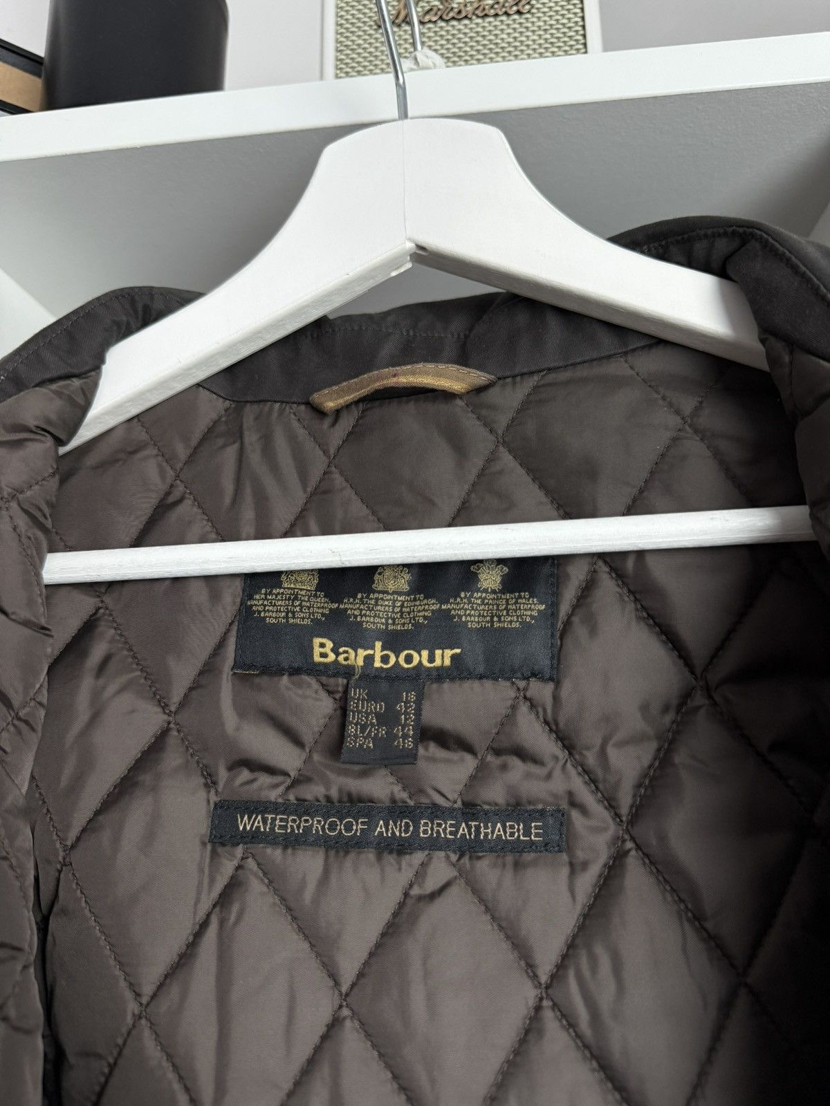 Barbour × Designer VIntage Barbour waxed waterproof twill belsay jacket M y2k Size US M / EU 48-50 / 2 - 5 Thumbnail