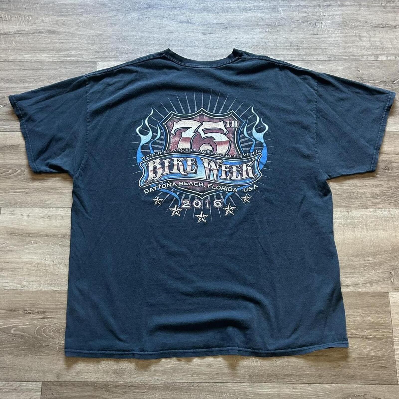 Other Sick y2k Daytona Beach Bike Week black t-shirt Size XXL Size US XXL / EU 58 / 5 - 1 Thumbnail