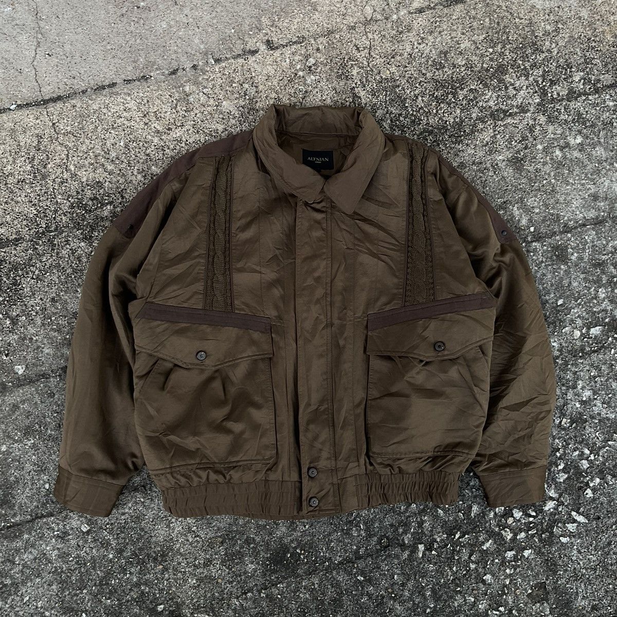 Japanese Brand × Vintage 🔥SALE🔥 Vintage Bomber ALTNIAN uomo Jacket Size US M / EU 48-50 / 2 - 1 Thumbnail