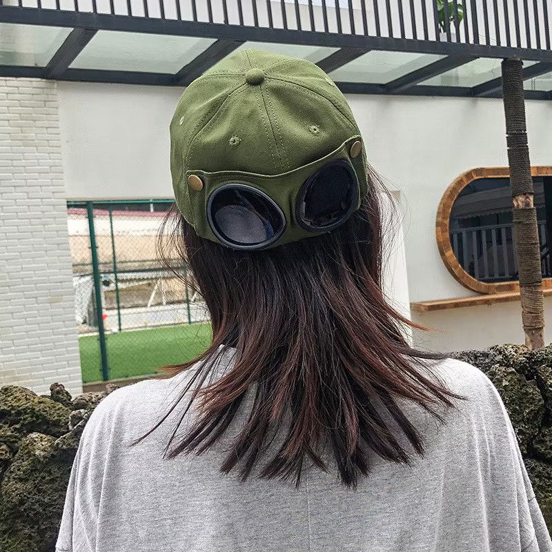 PPFM Casual streetwear green goggles cap Size ONE SIZE - 3 Thumbnail