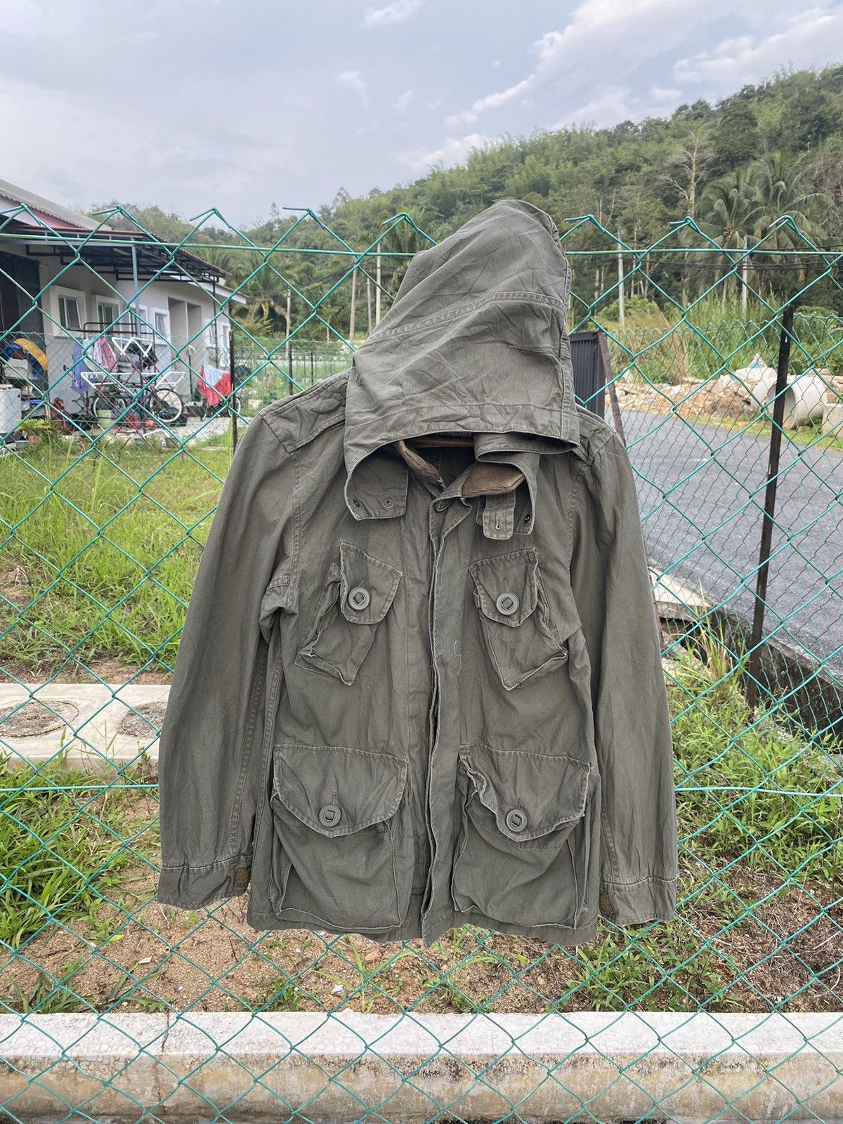 image of Outdoor Life x Voodoo Tactical Back Number Tactical Parka Jacket in Army Green, Women's (Size Large