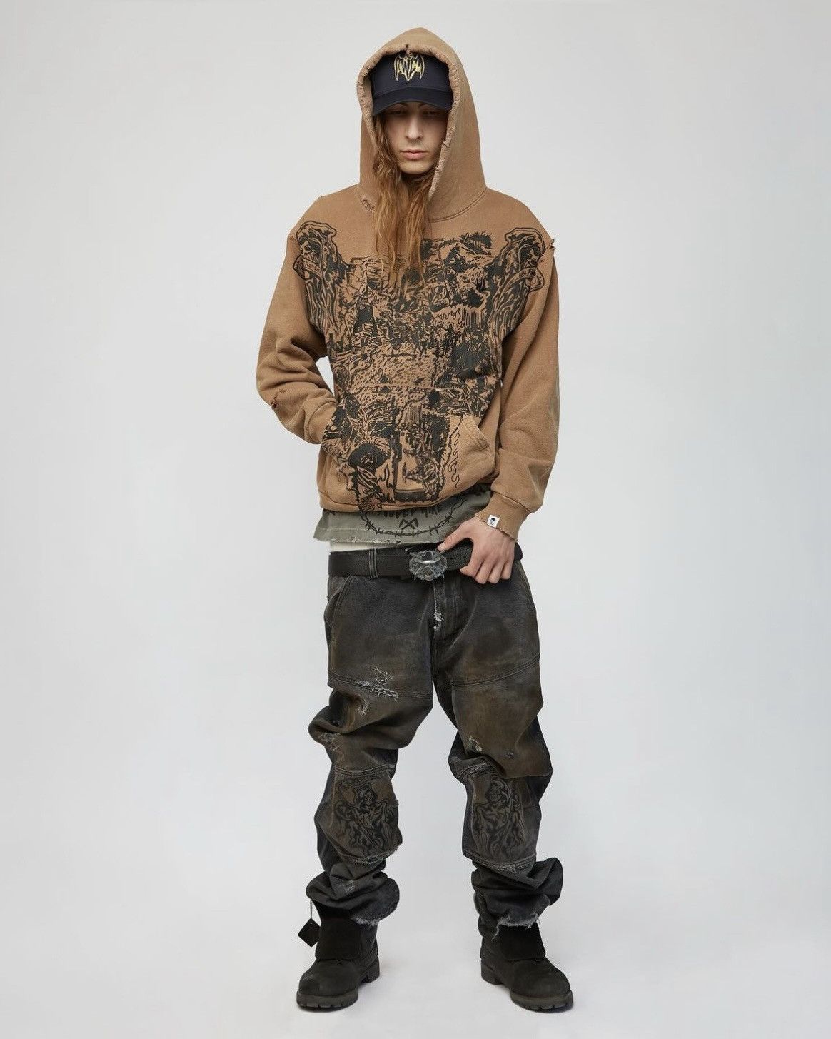 Warren Lotas Warren Lotas Stained Biker Pants Jeans Cargo Size US 30 / EU 46 - 2 Thumbnail