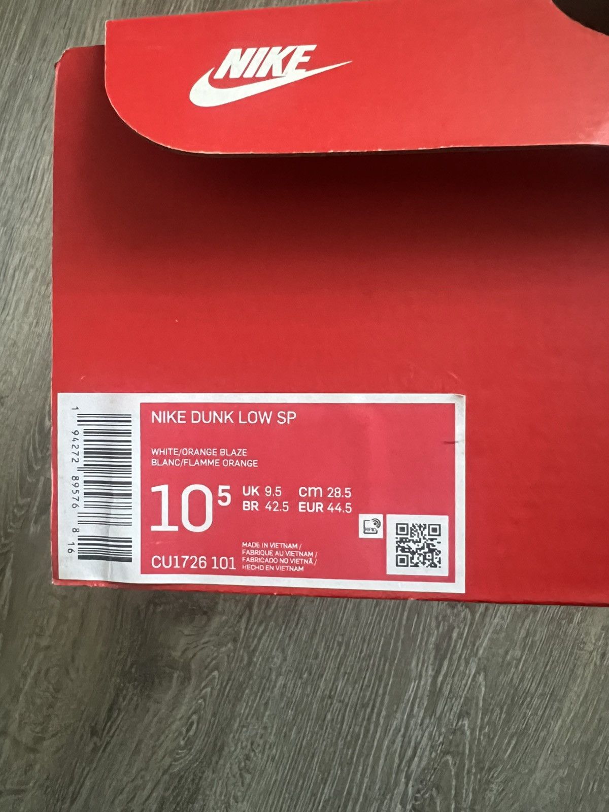 Nike Nike Dunk Low SP “Syracuse” Size US 10.5 / EU 43-44 - 8 Thumbnail